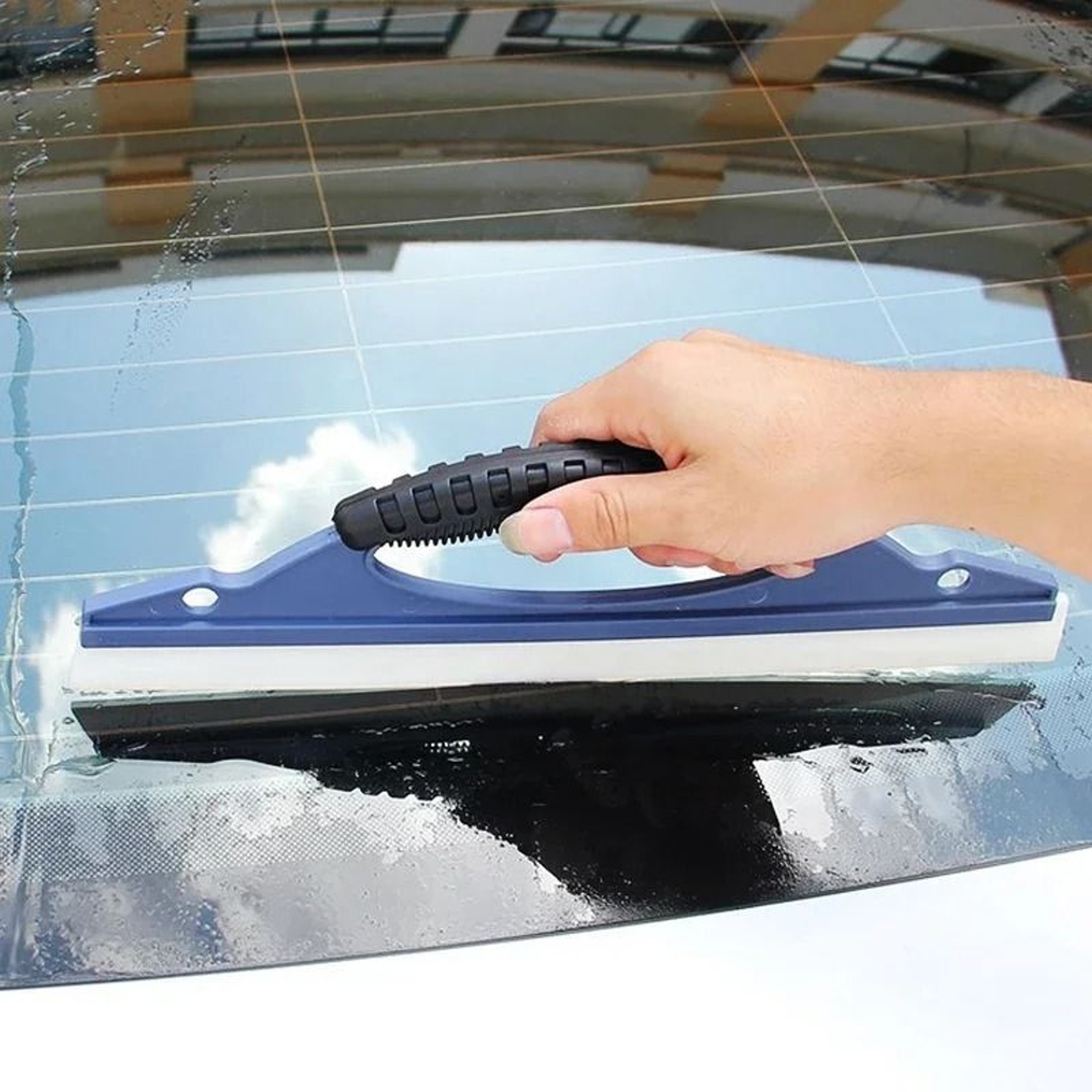 Silicone Water Wiper Car Window Cleaner Squeegee For Drying And Washing 3