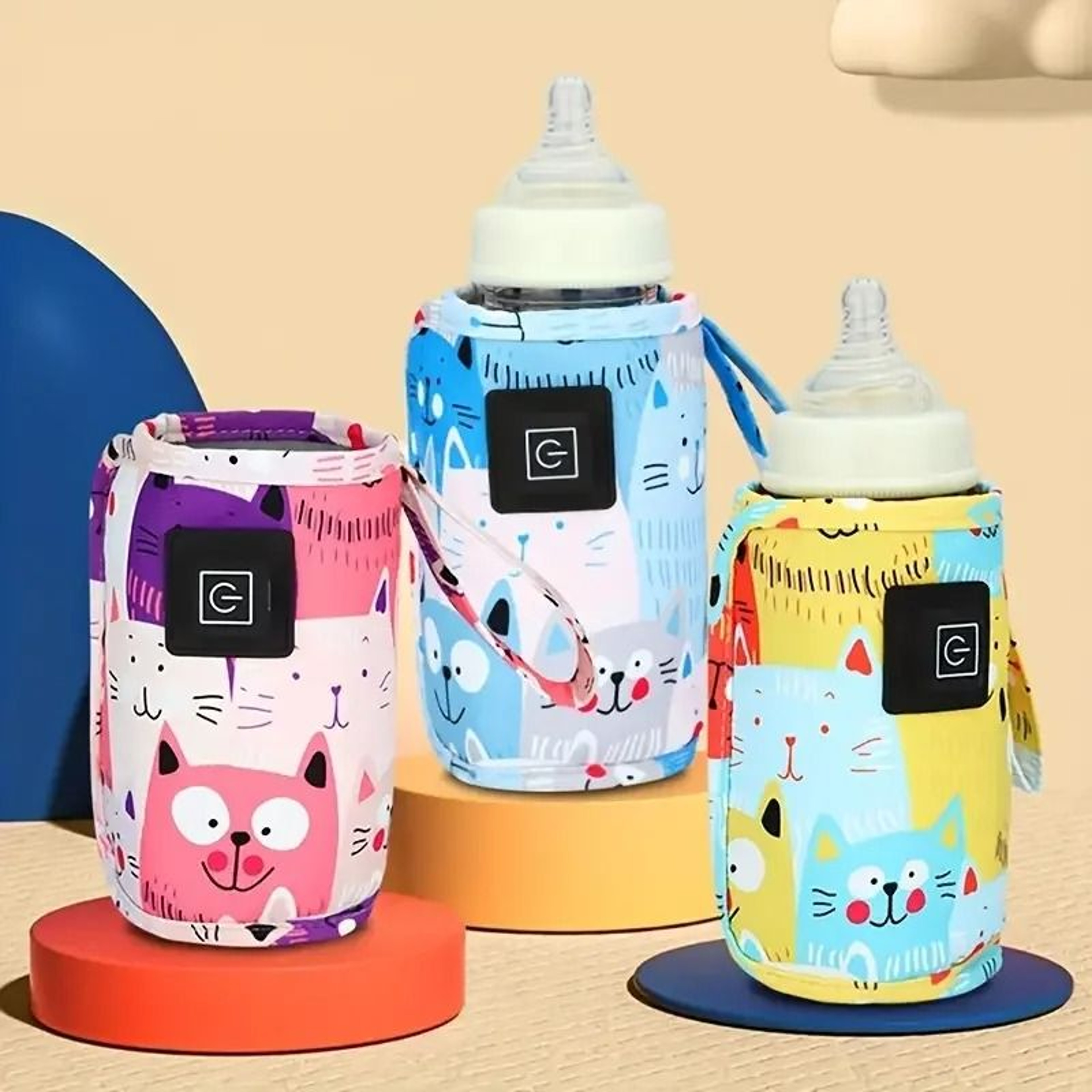 USB Milk Bottle Warmer Portable Insulated Heating Sleeve For Travel And Strollers 0