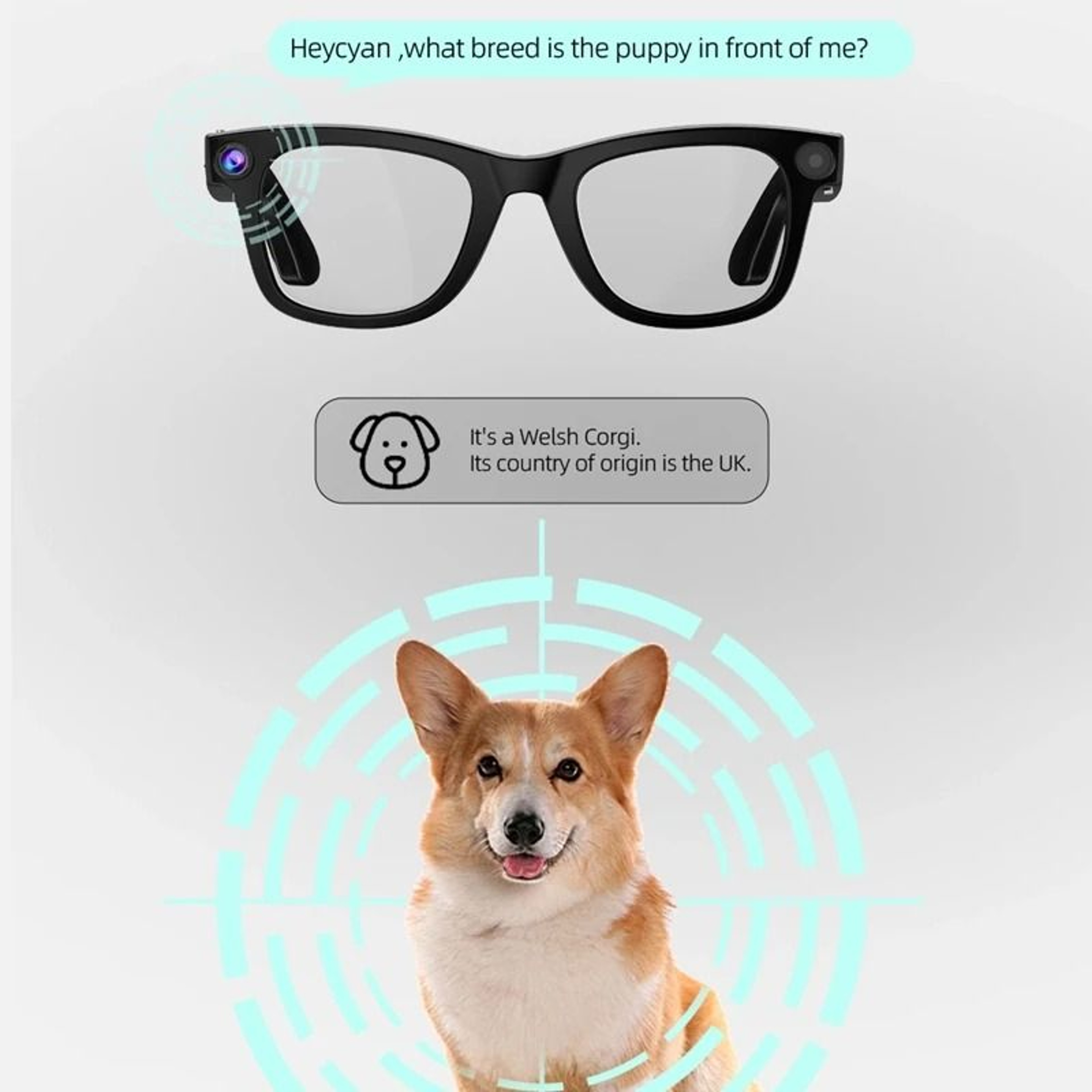 Smart AI Bluetooth Glasses With 4K Camera And Voice Control 4