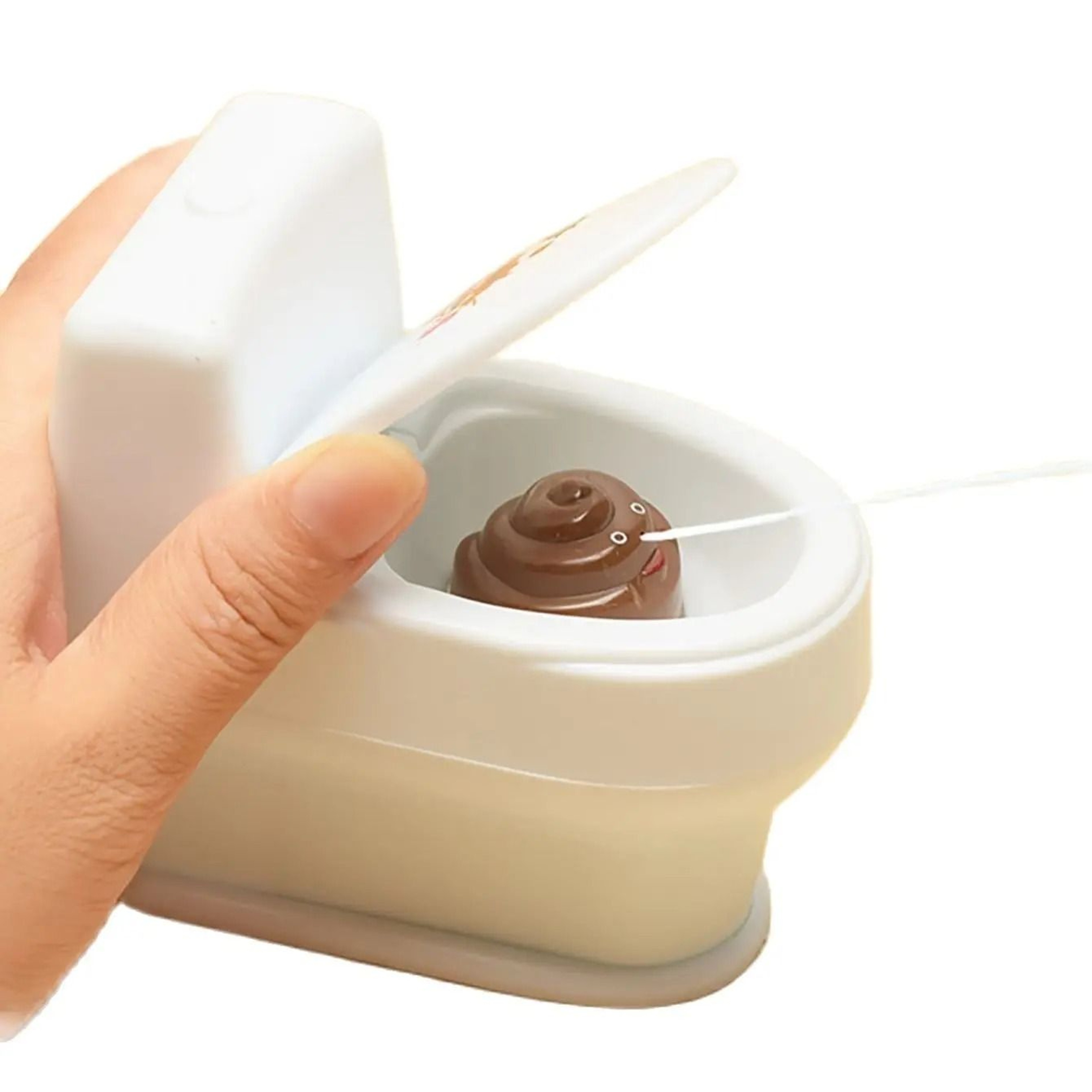 Novel Poop Spray Prank Toy Mini Toilet Sprinkler For Funny Joke Play 3