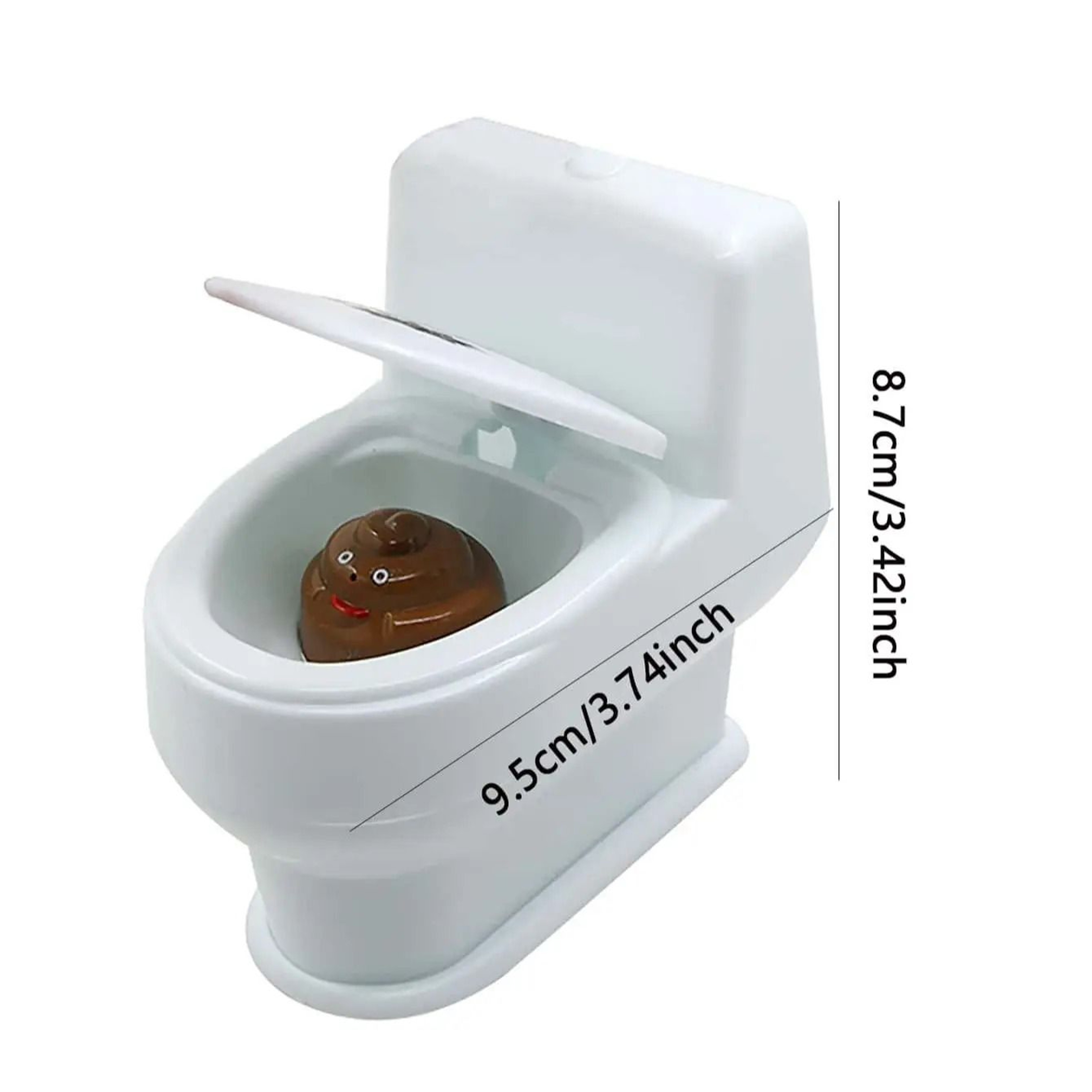 Novel Poop Spray Prank Toy Mini Toilet Sprinkler For Funny Joke Play 4
