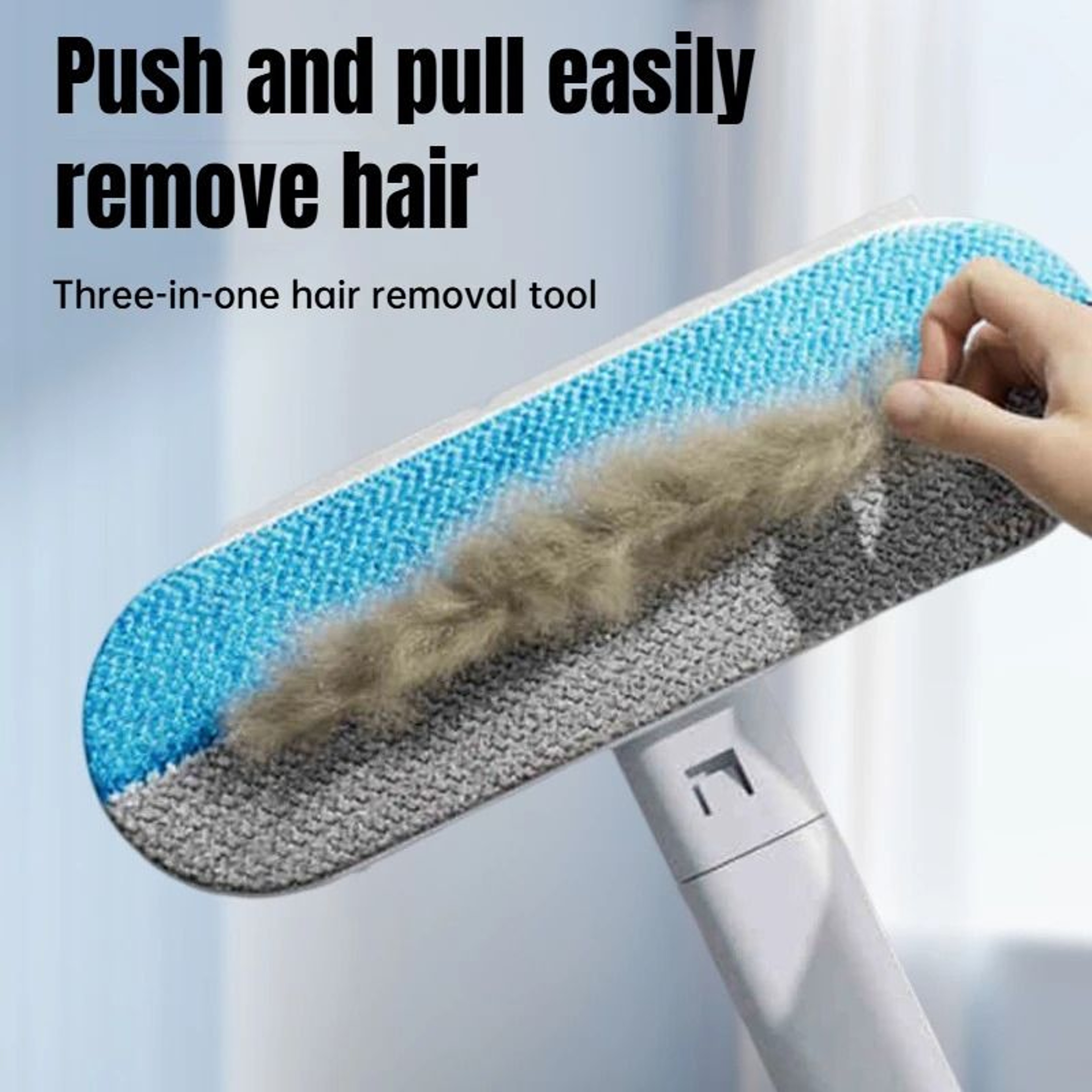 Long Handle Pet Hair Remover Brush For Carpets Cat Trees Beds And Furniture Cleaning 0