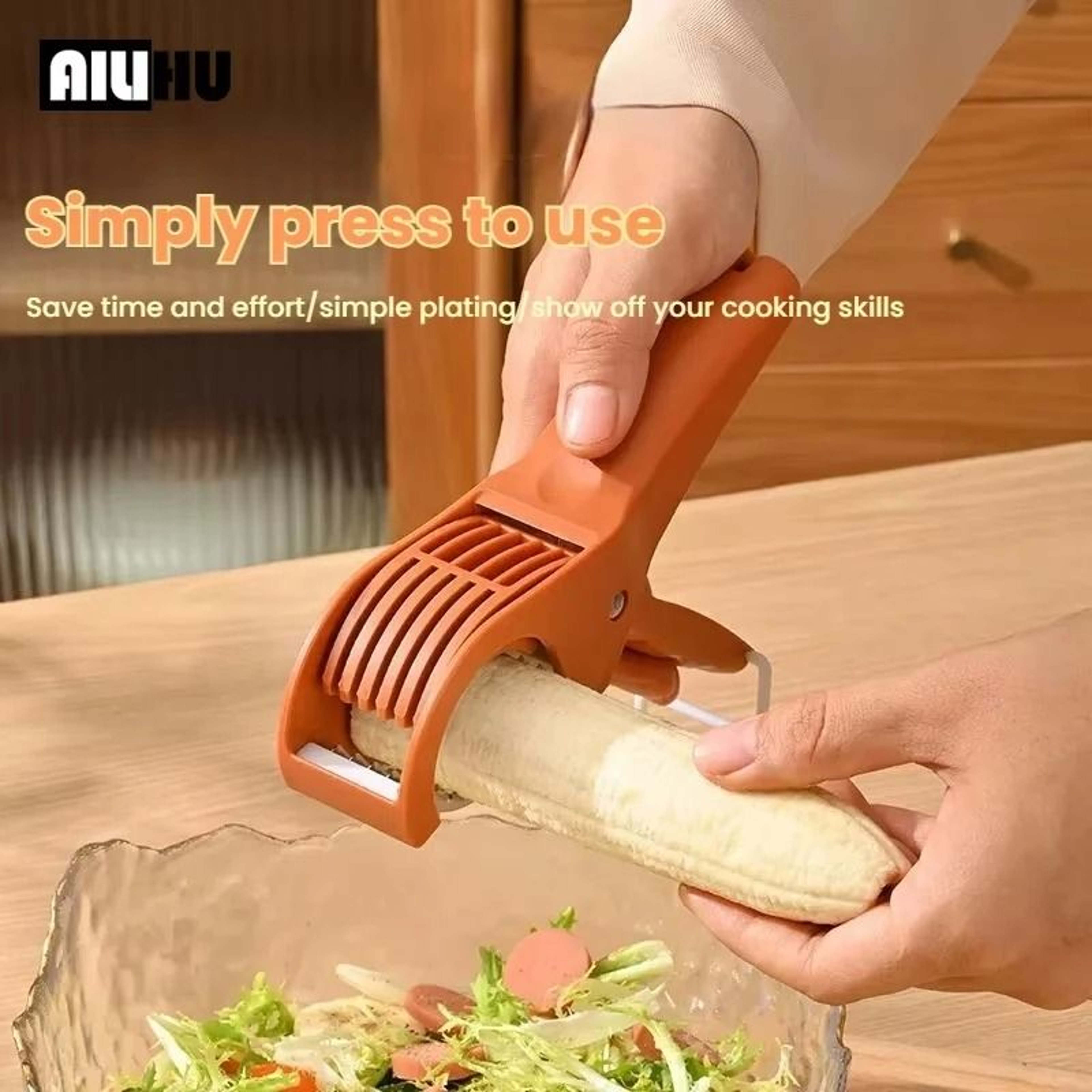 Stainless Steel Vegetable And Fruit Slicer Multi Functional Salad Slicer Kitchen Tool 4