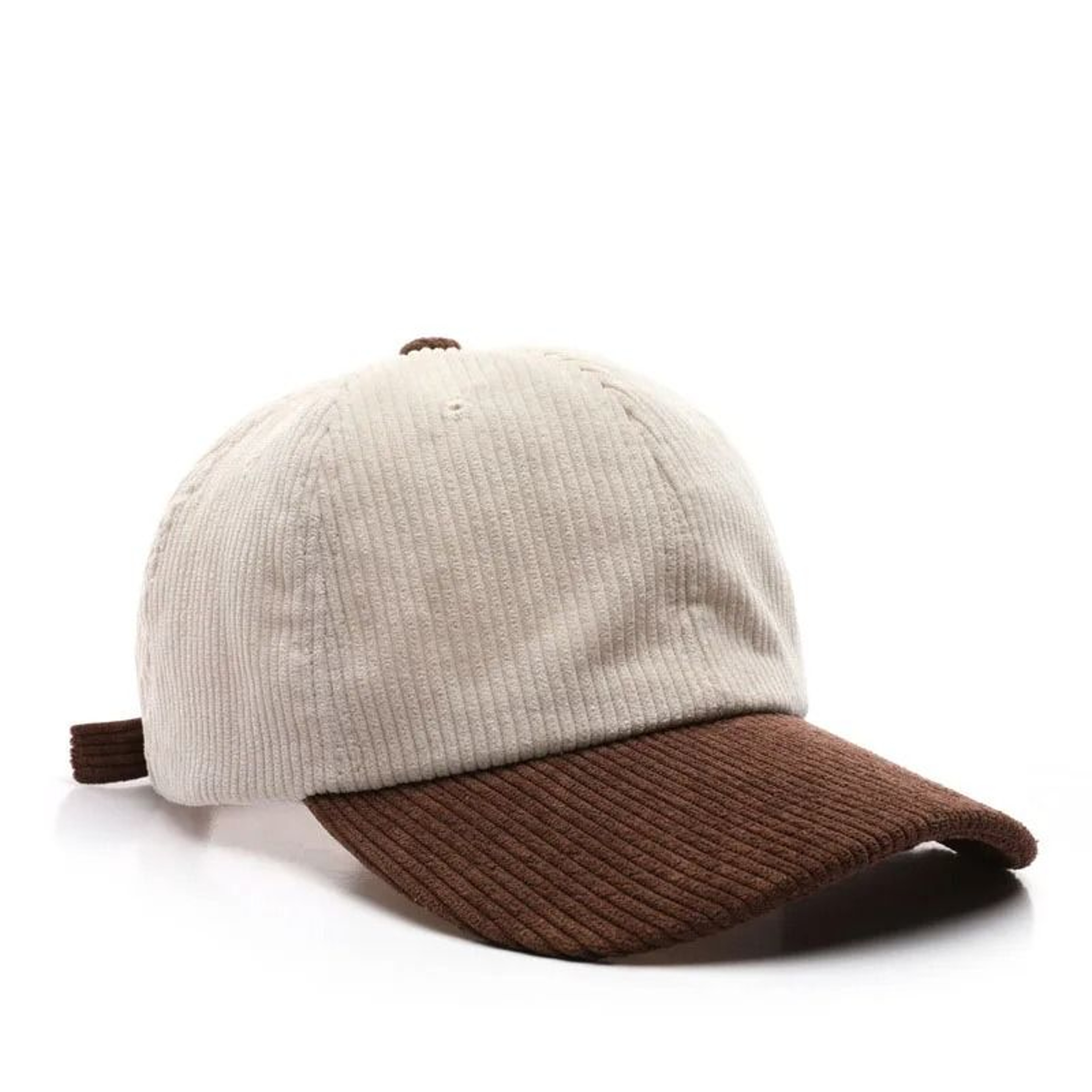 Corduroy Spliced Color Baseball Cap For Men And Women Adjustable Casual Outdoor Hat 11