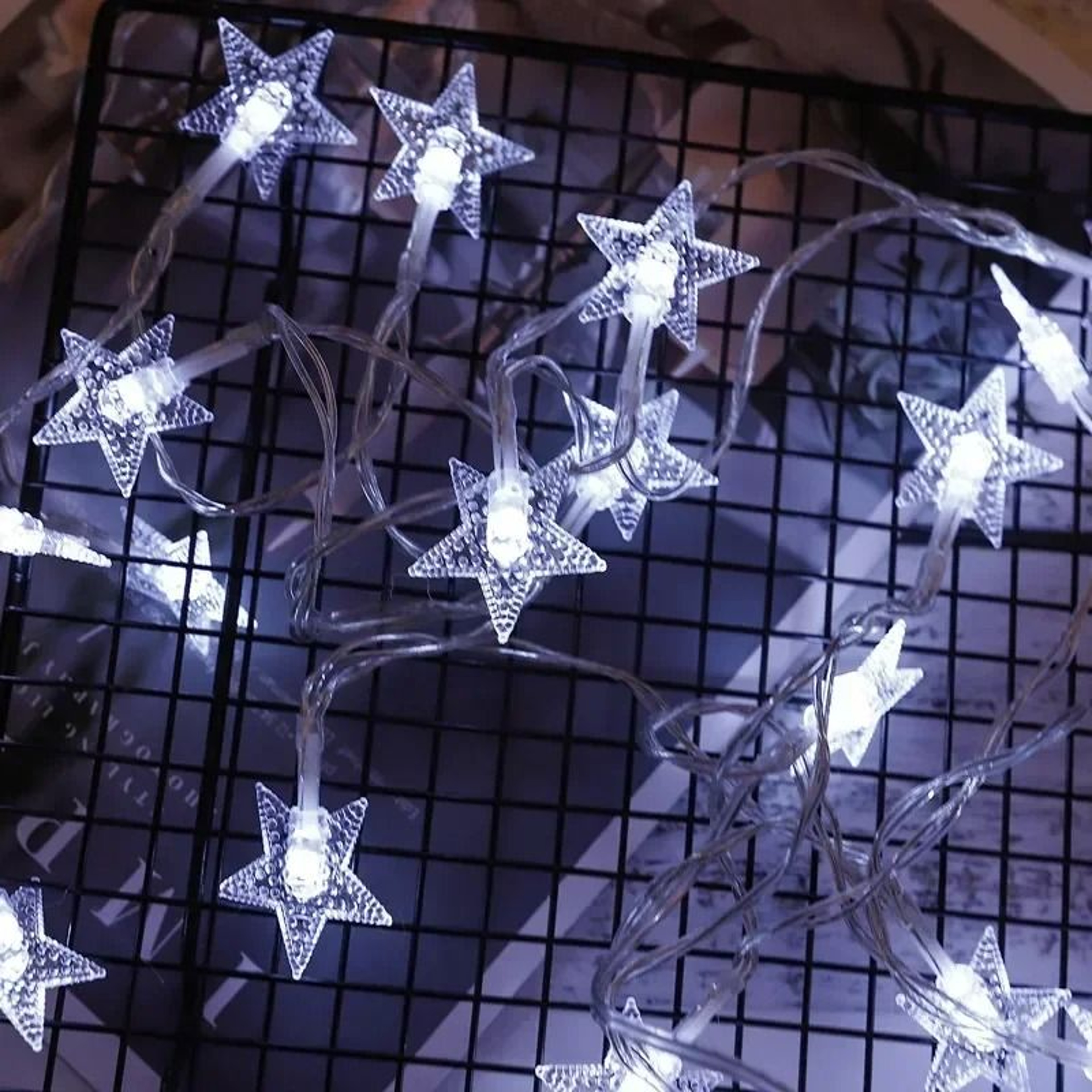 LED Star String Lights Outdoor Fairy Garland Lights For Home Wedding Garden Christmas Decor 6