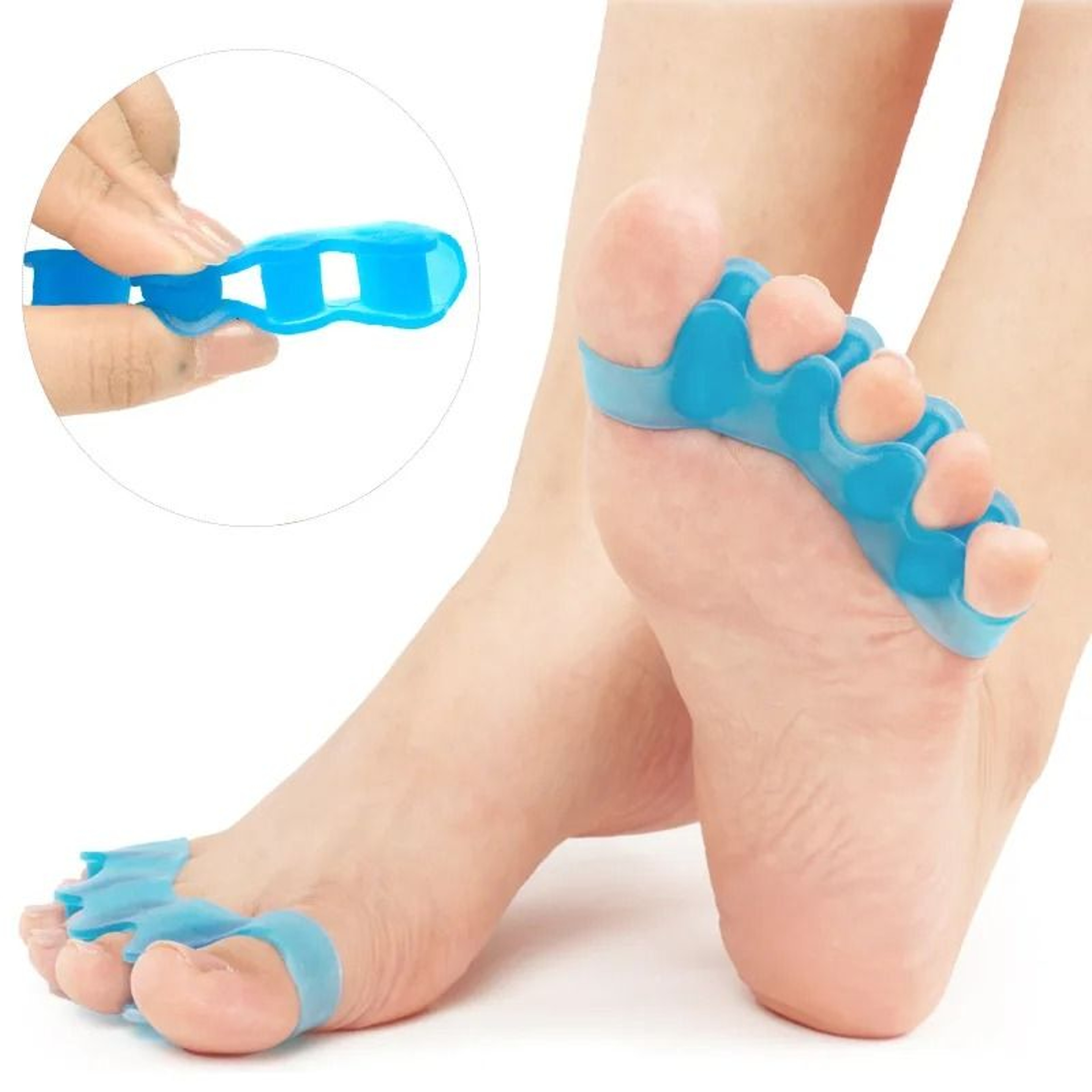 Protective Toe Separator Gel Straightener For Bunion And Hammer Toe Relief 0