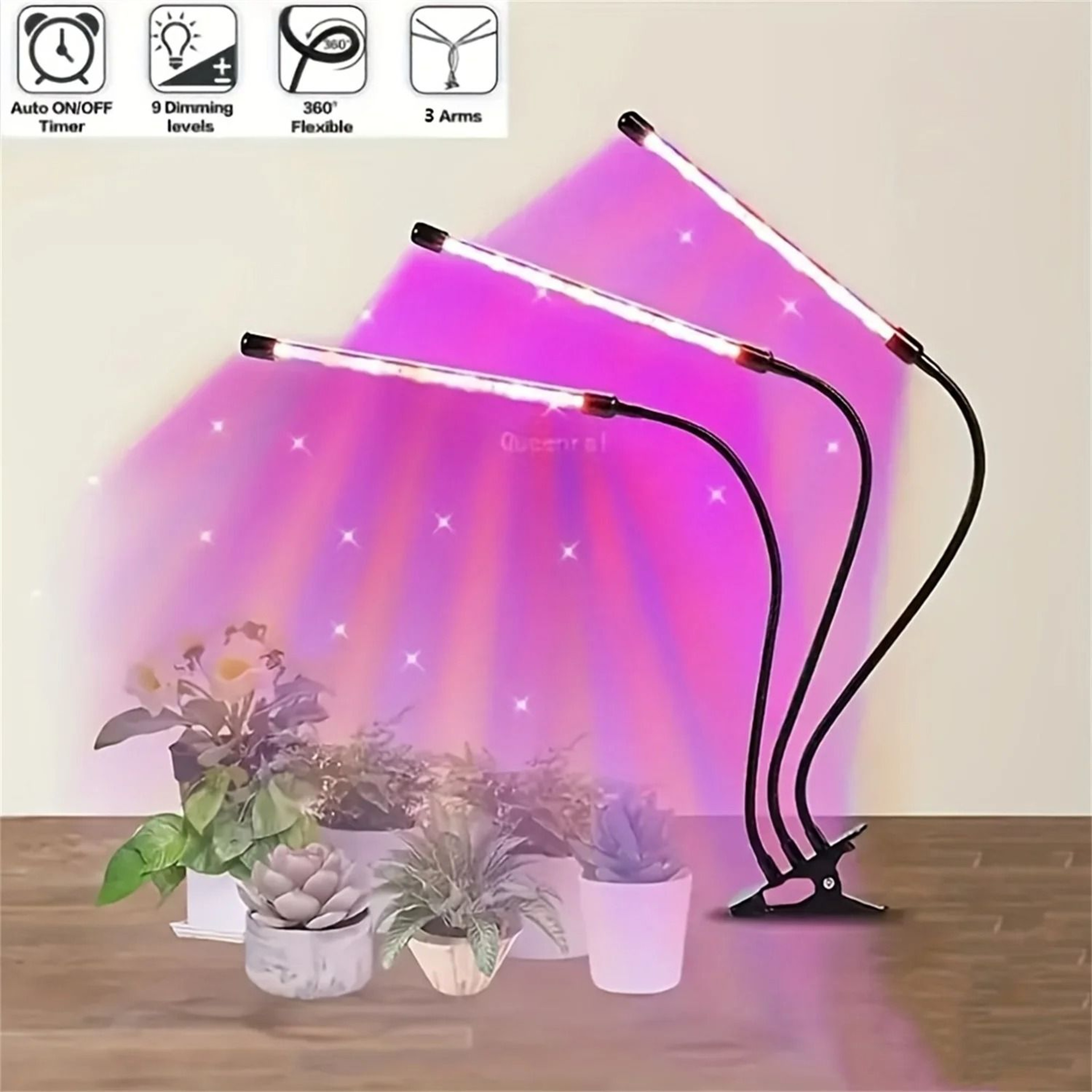 LED USB Grow Light Full Spectrum Clip Lamp For Indoor Plants And Seedlings 2