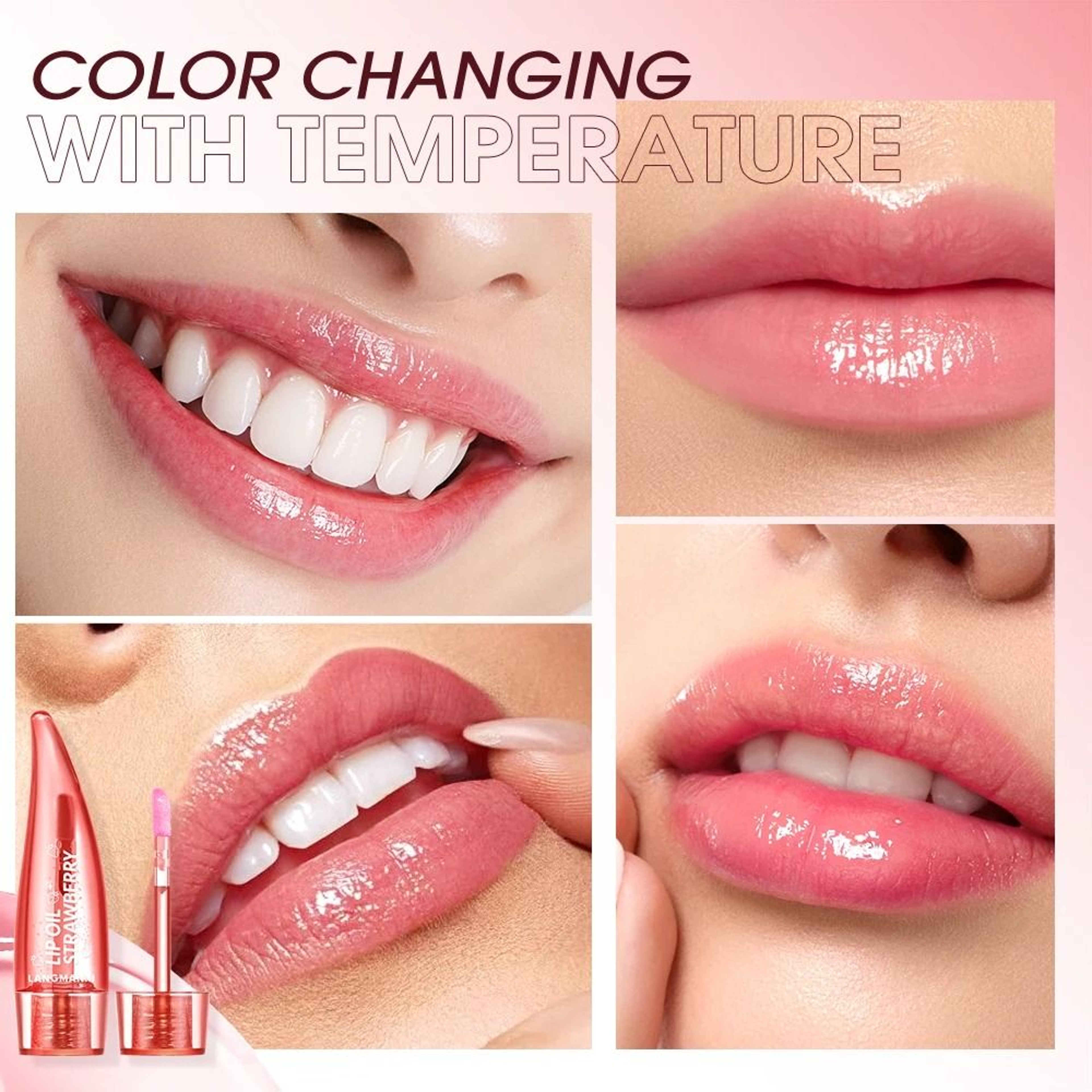 Aloe Vera Color Changing Lip Gloss Moisturizing Hydrating Lip Tint 2