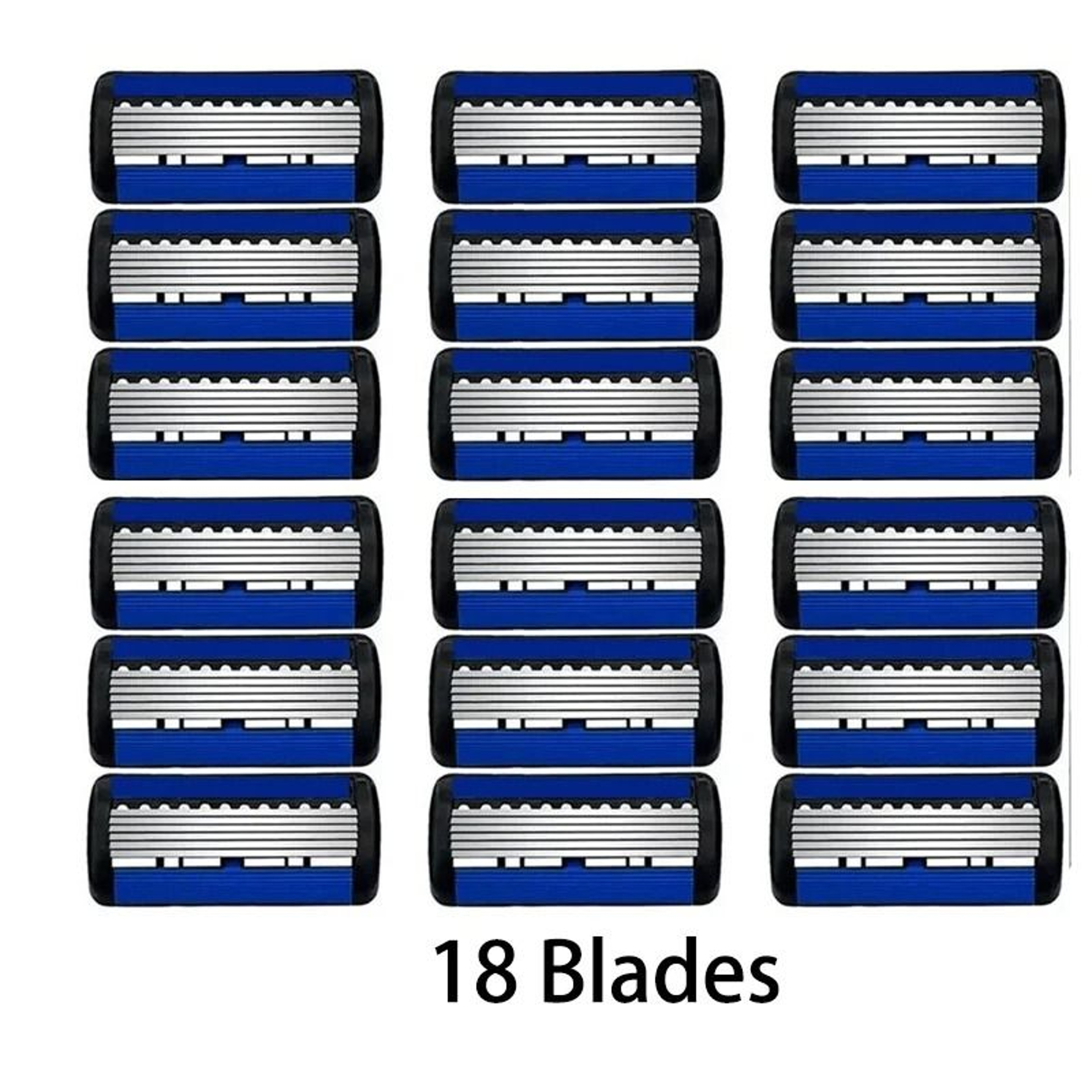 Six Layer Razor Blade Mens Stainless Steel Clean Shaving Water Washed Razor 15