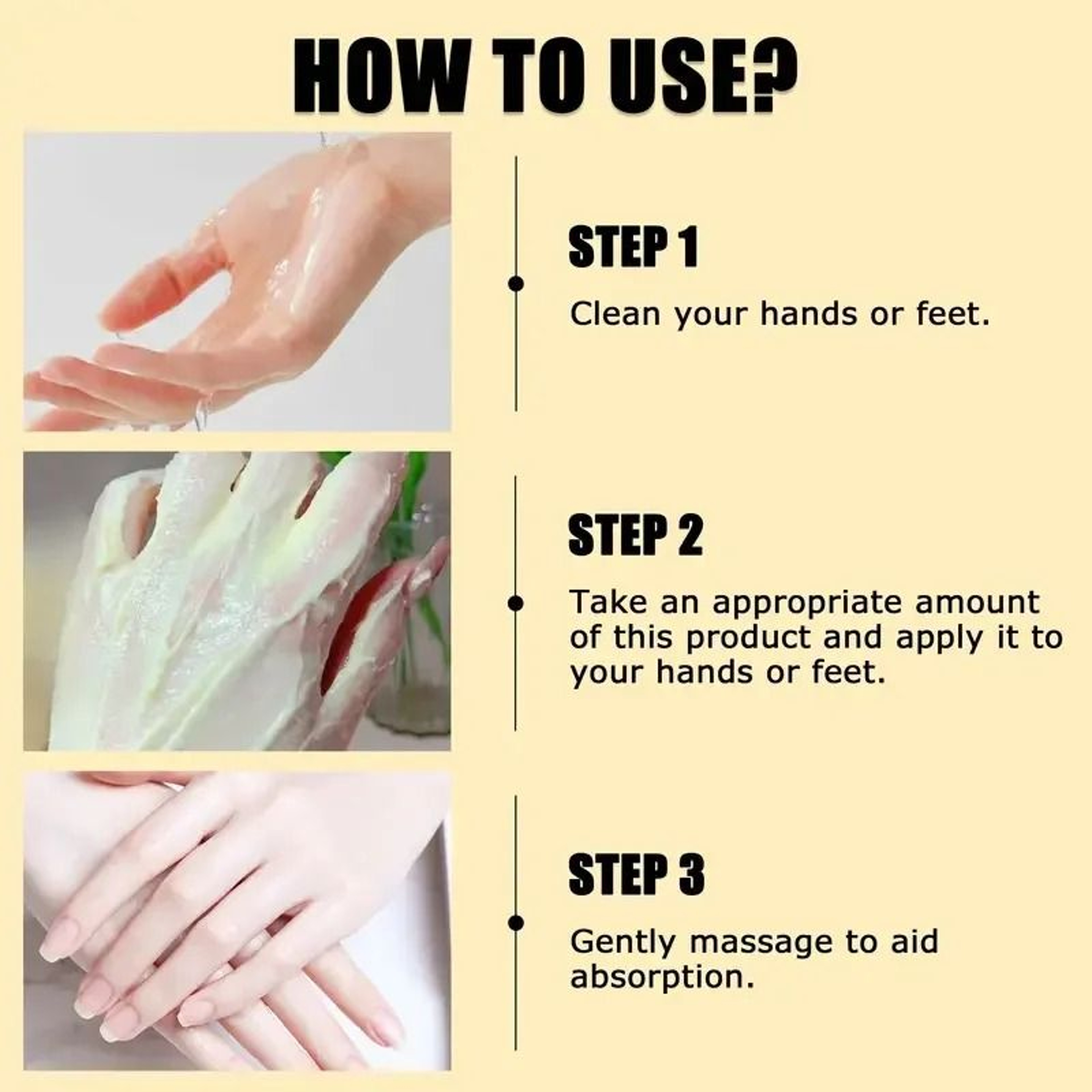 Turmeric Bee Venom Moisturizing Foot And Hand Repair Cream For Dry Cracked Skin 50g 5