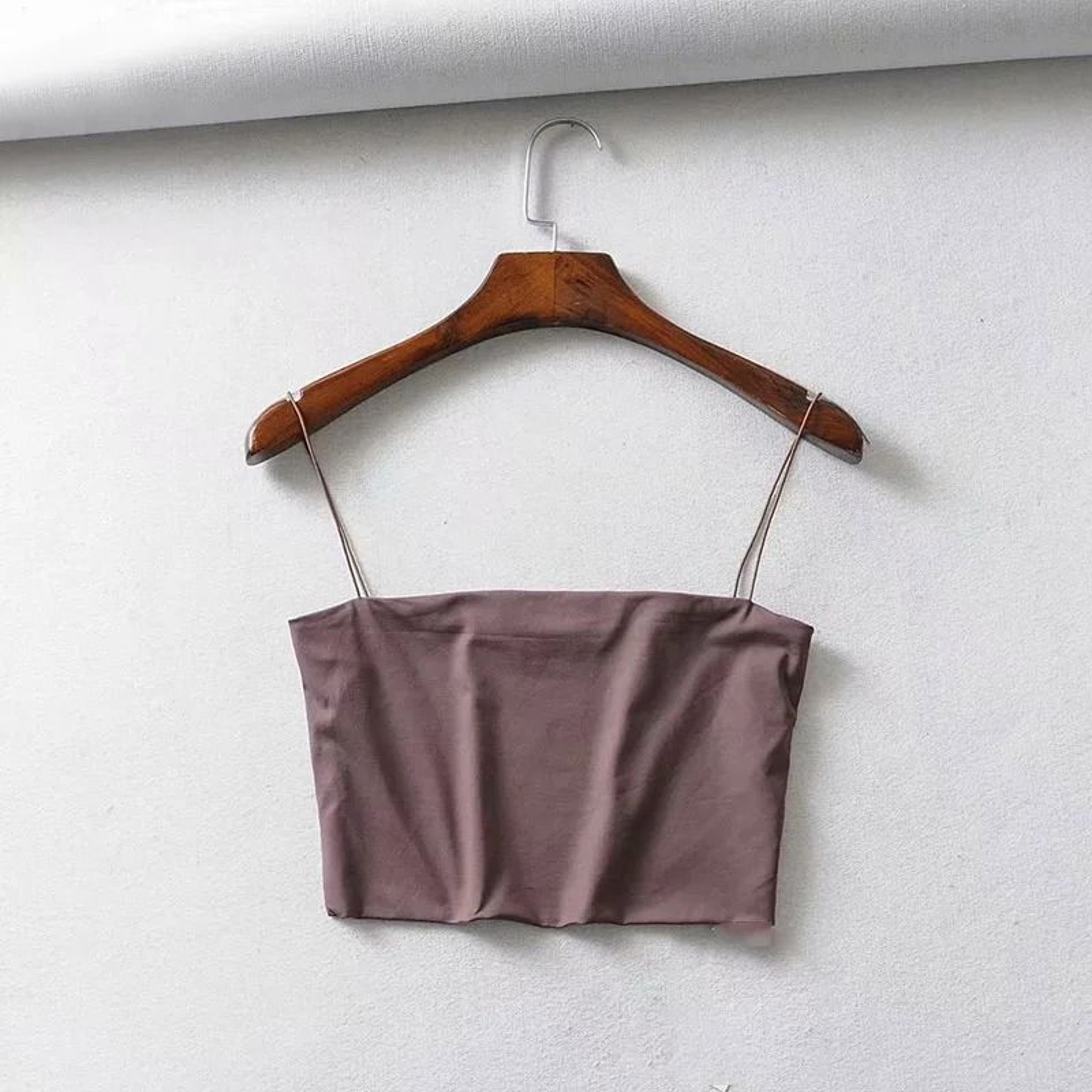 Womens Elastic Cotton Sleeveless Crop Top Summer Casual Stretchy Tank Cami 6
