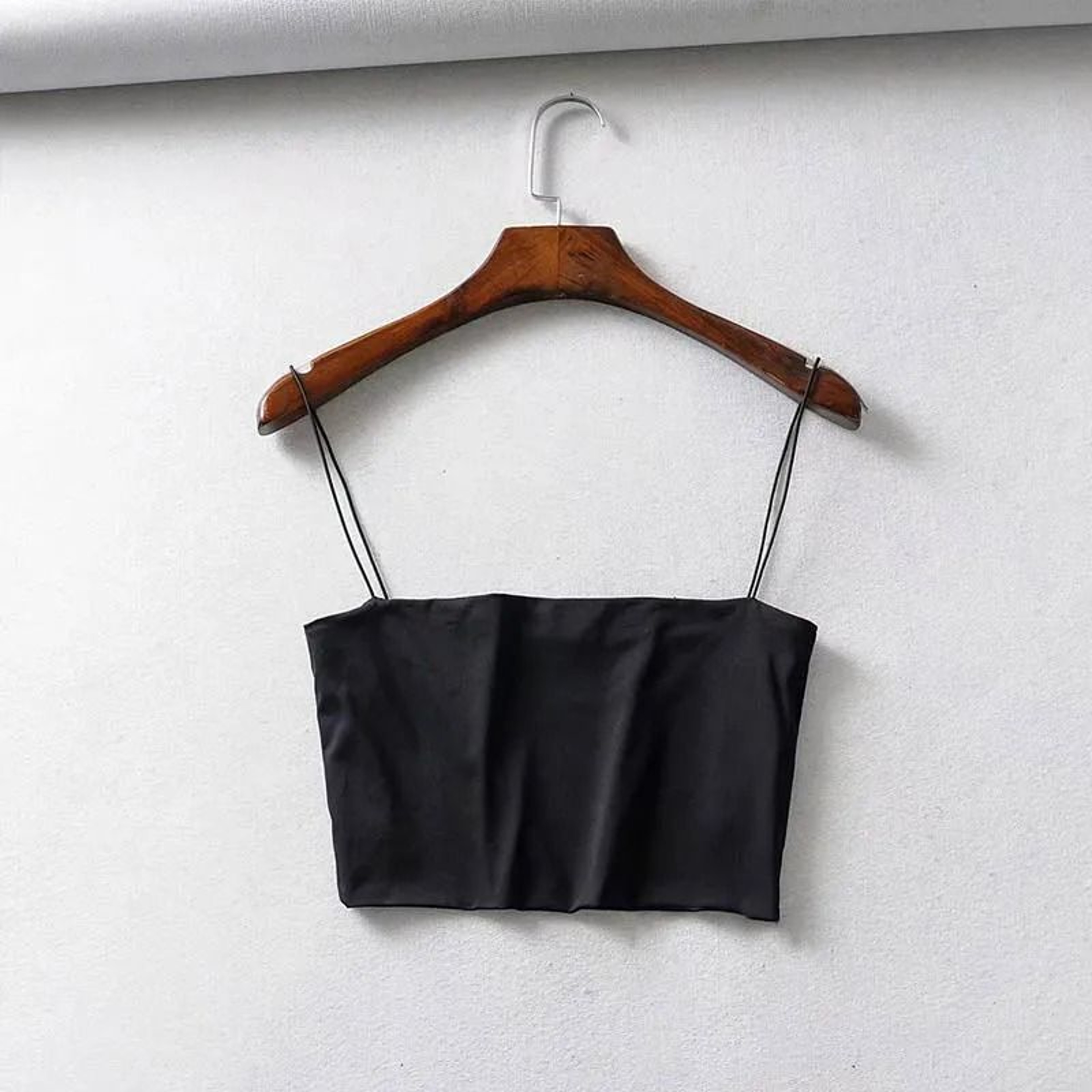 Womens Elastic Cotton Sleeveless Crop Top Summer Casual Stretchy Tank Cami 7