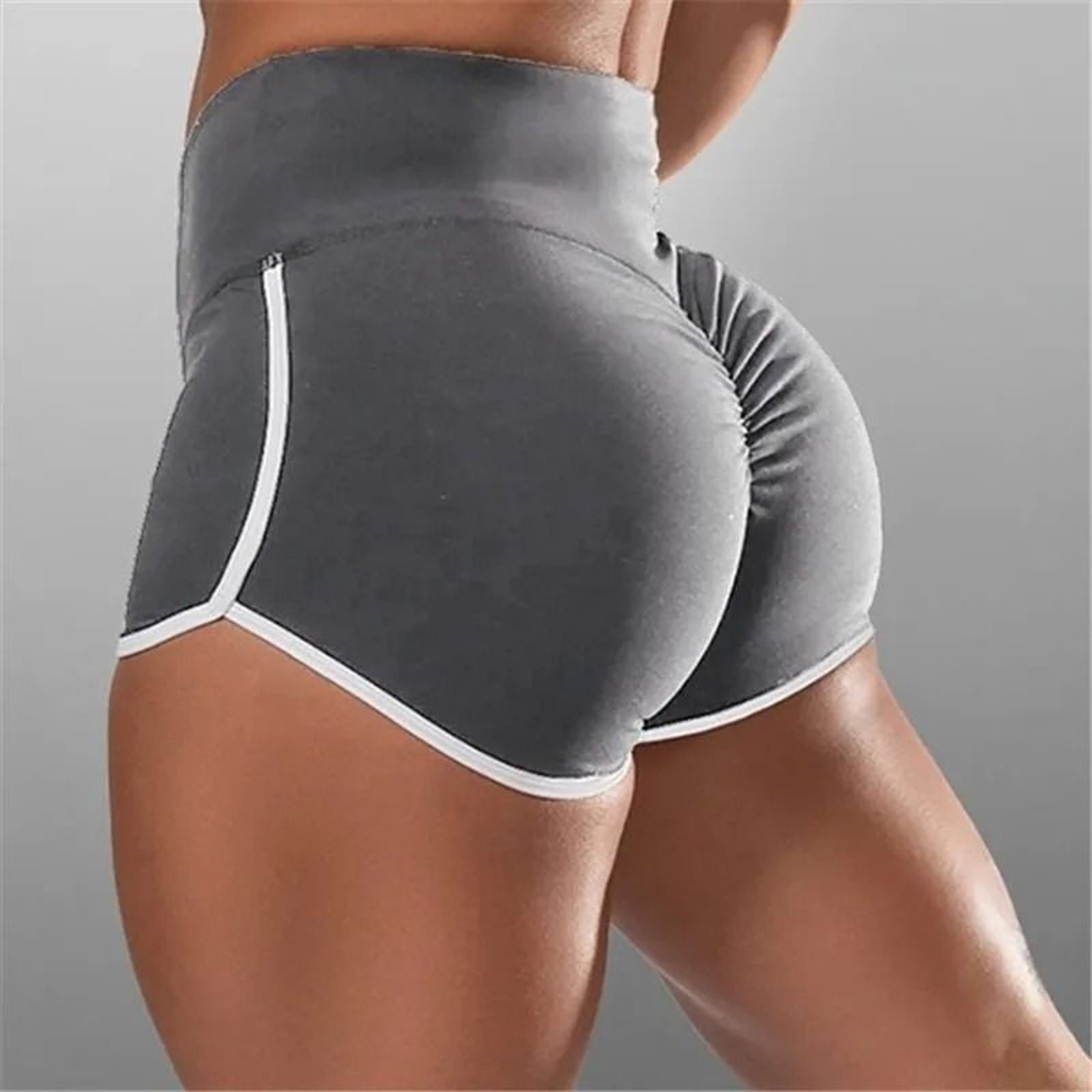 Women Summer Fitness Low Waist Stretch Shorts 2