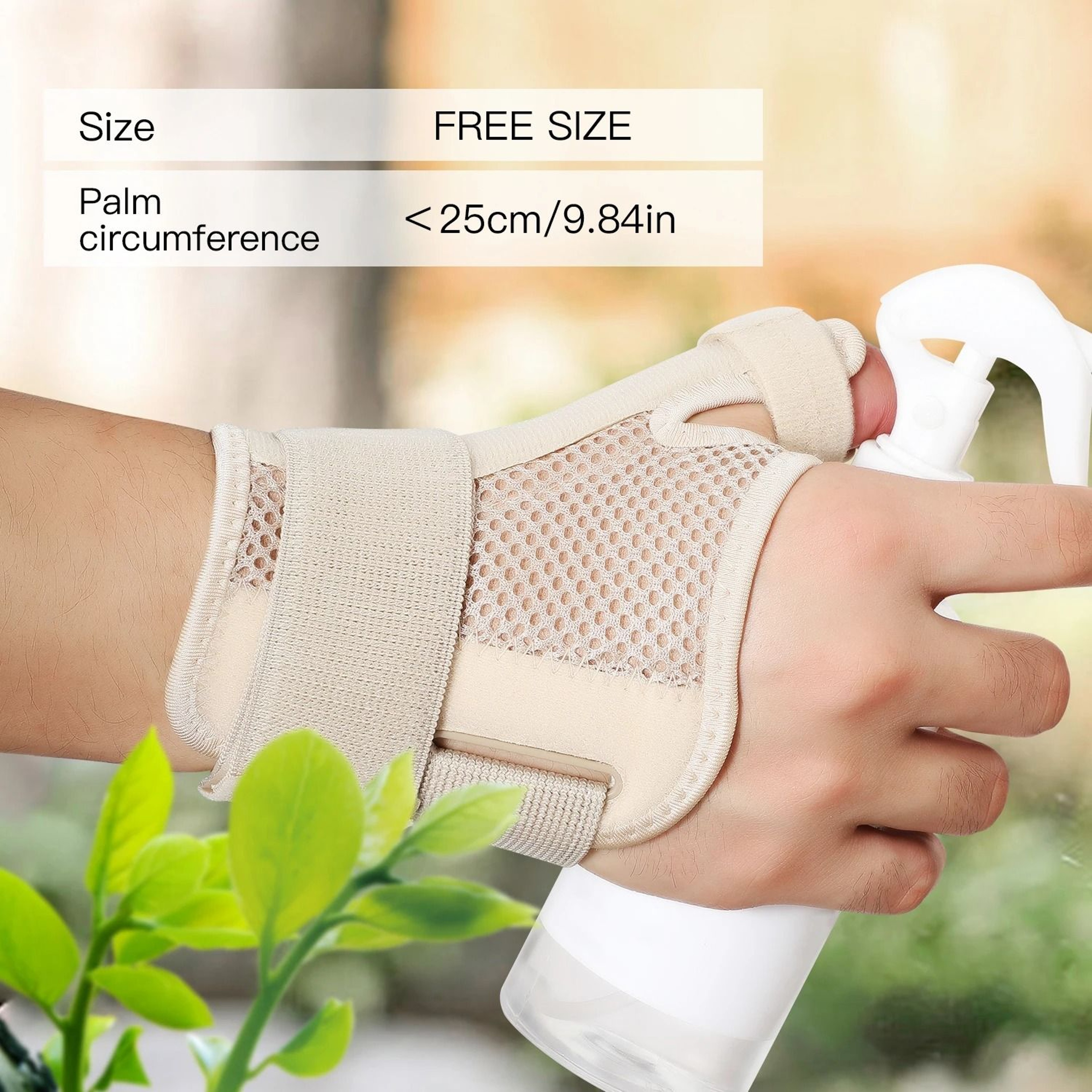 Flexible Splint Wrist Thumb Support Brace For Tendonitis And Arthritis Relief 5