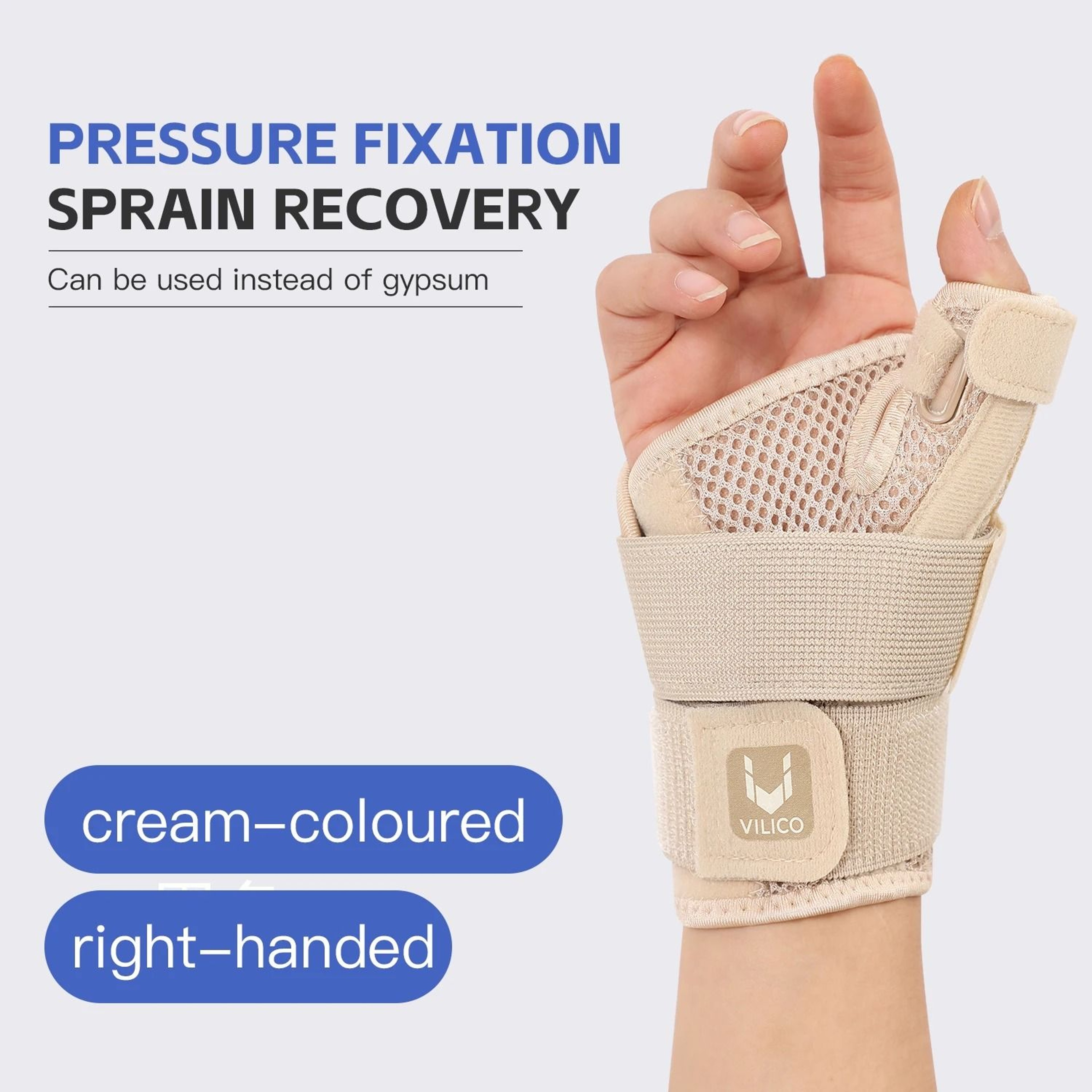 Flexible Splint Wrist Thumb Support Brace For Tendonitis And Arthritis Relief 6