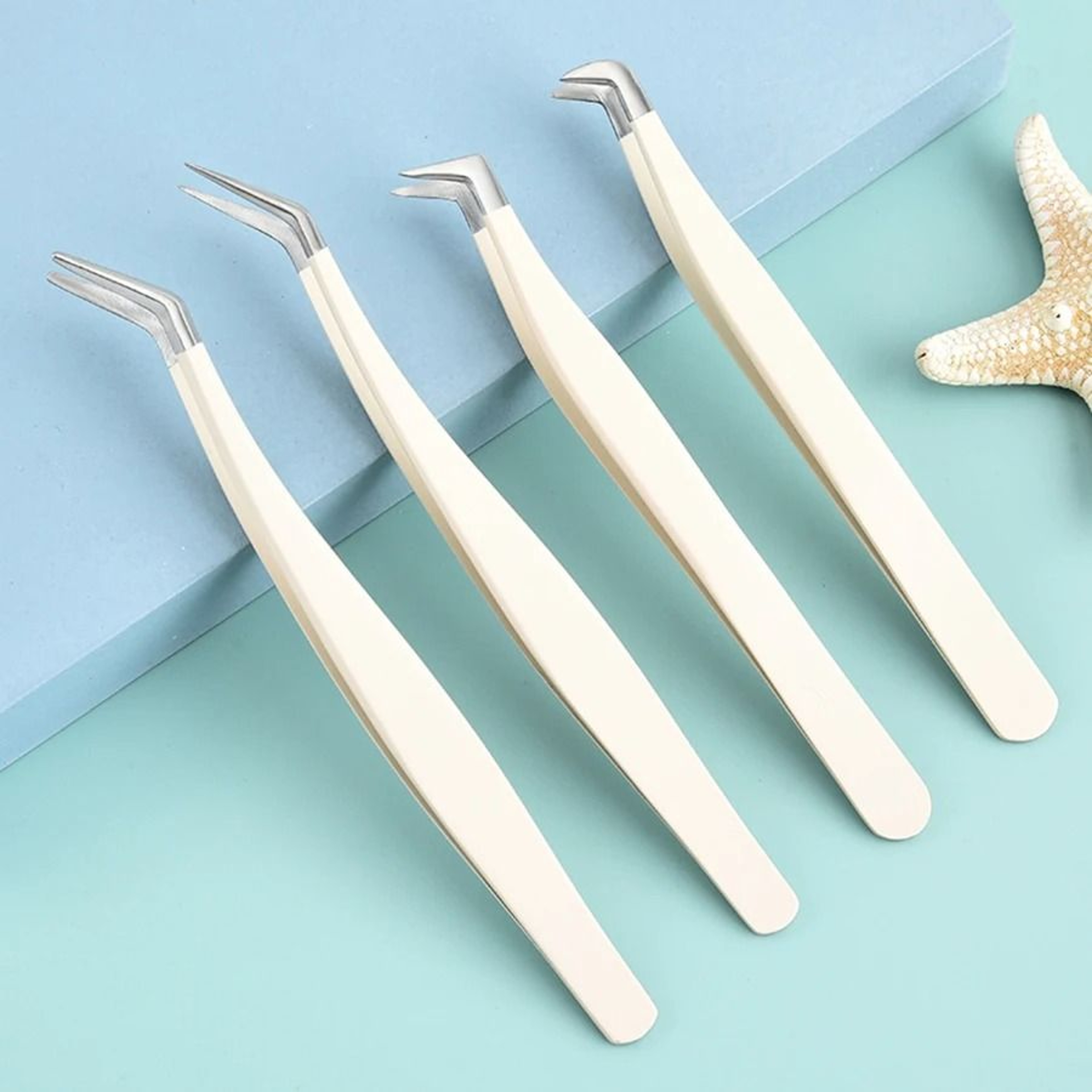 Stainless Steel Precision Eyelash Extension Tweezers 1