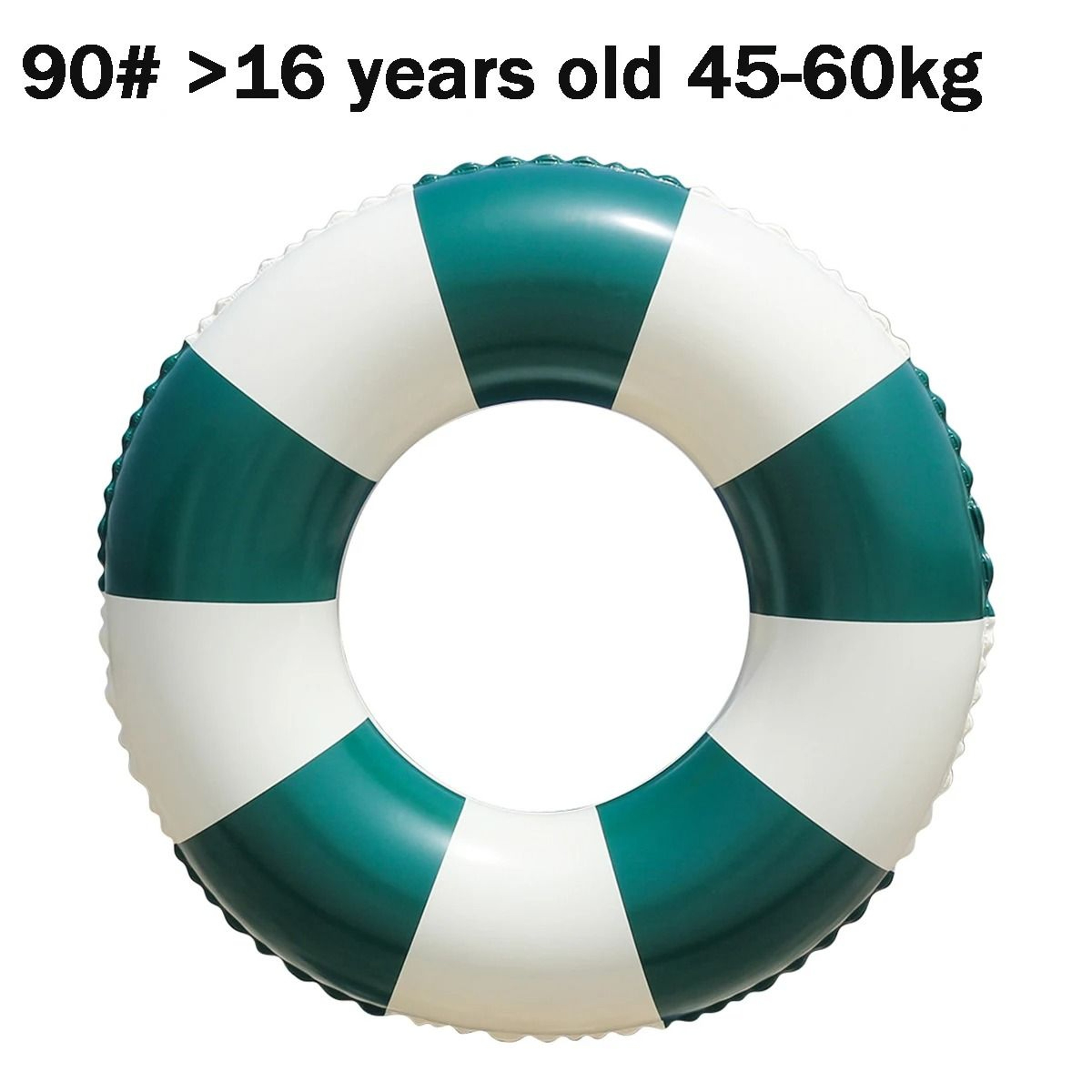 Inflatable Vintage Striped Pool Float Swimming Ring 12