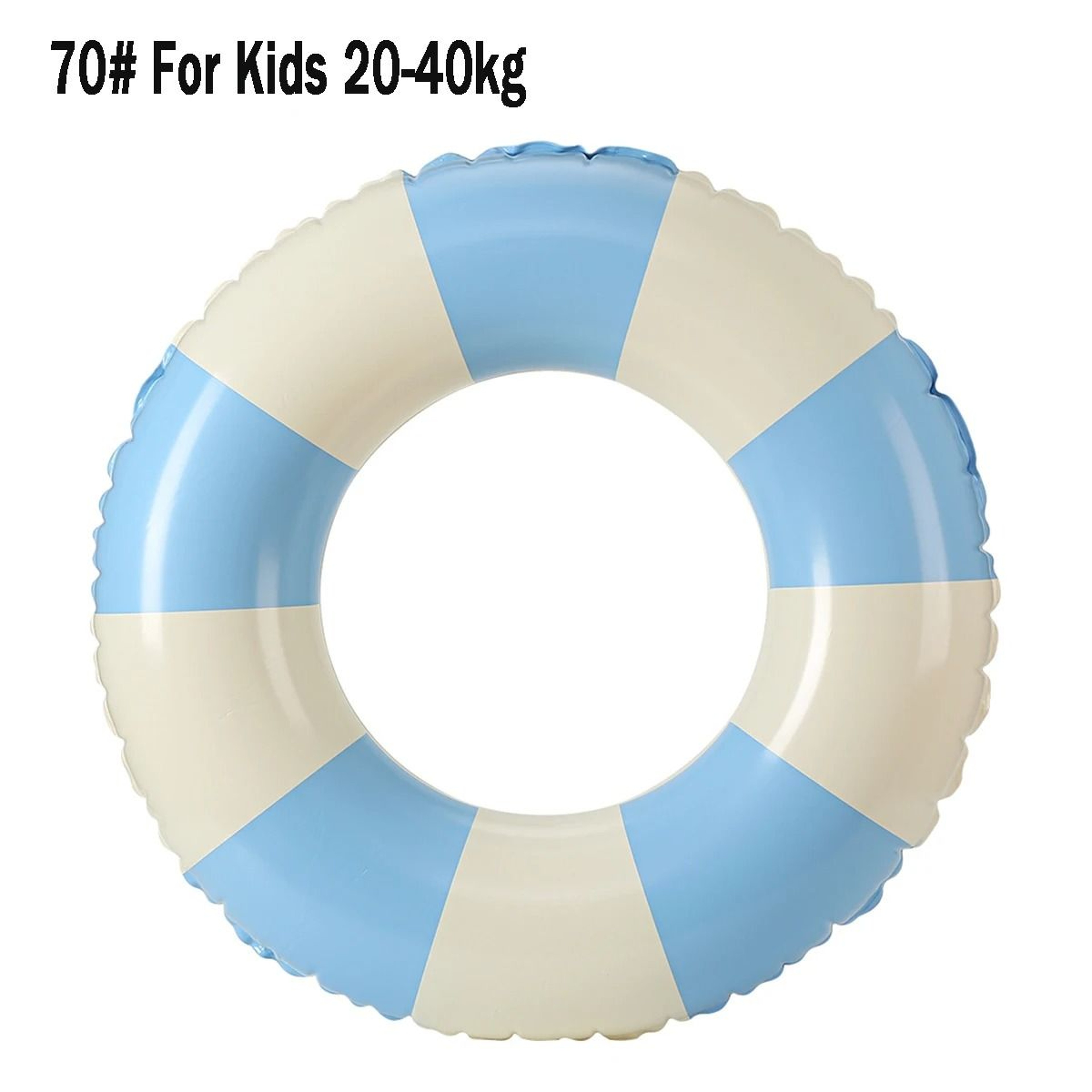 Inflatable Vintage Striped Pool Float Swimming Ring 5