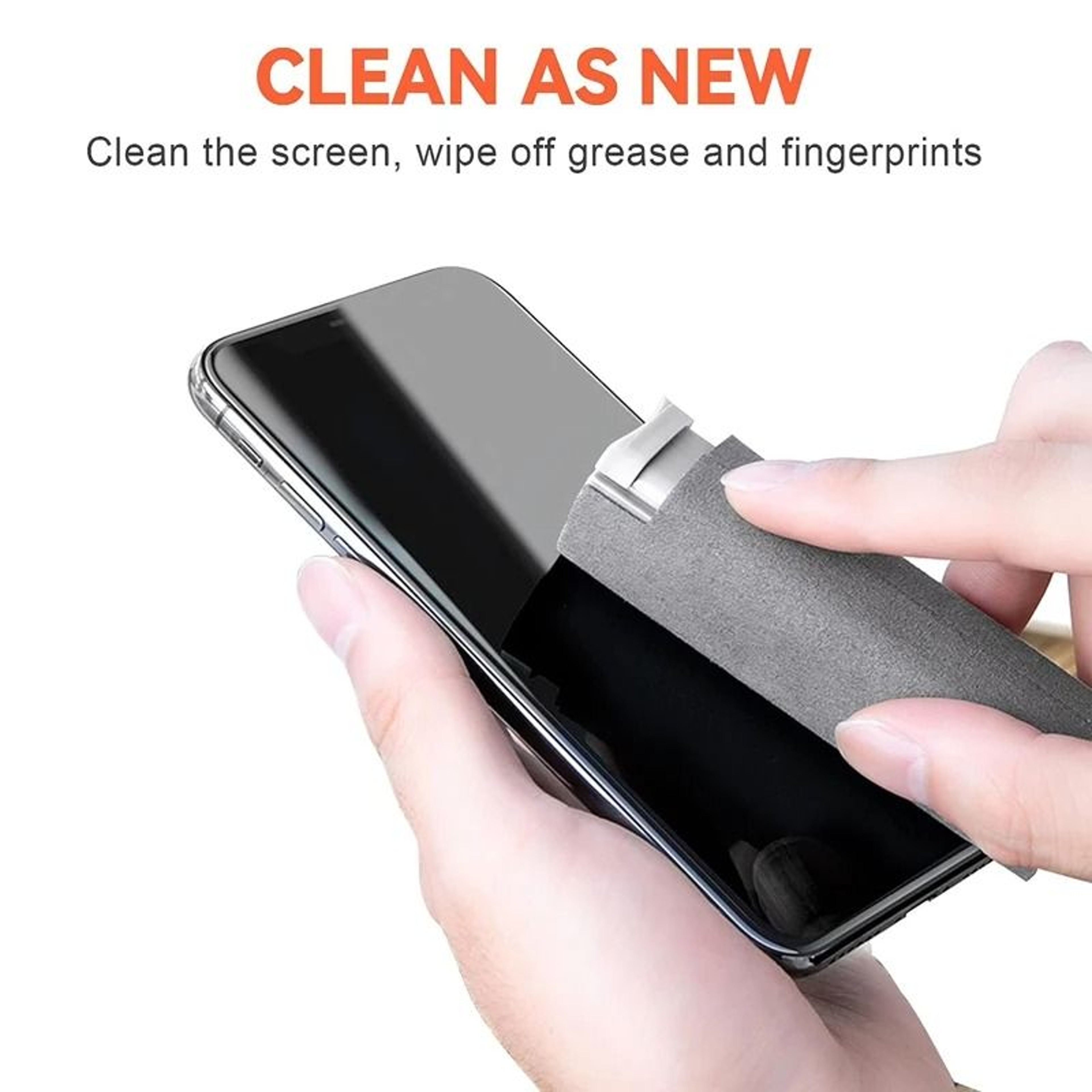 2 In 1 Screen Cleaner Kit With Spray And Fiber Flannelette Wipe 4