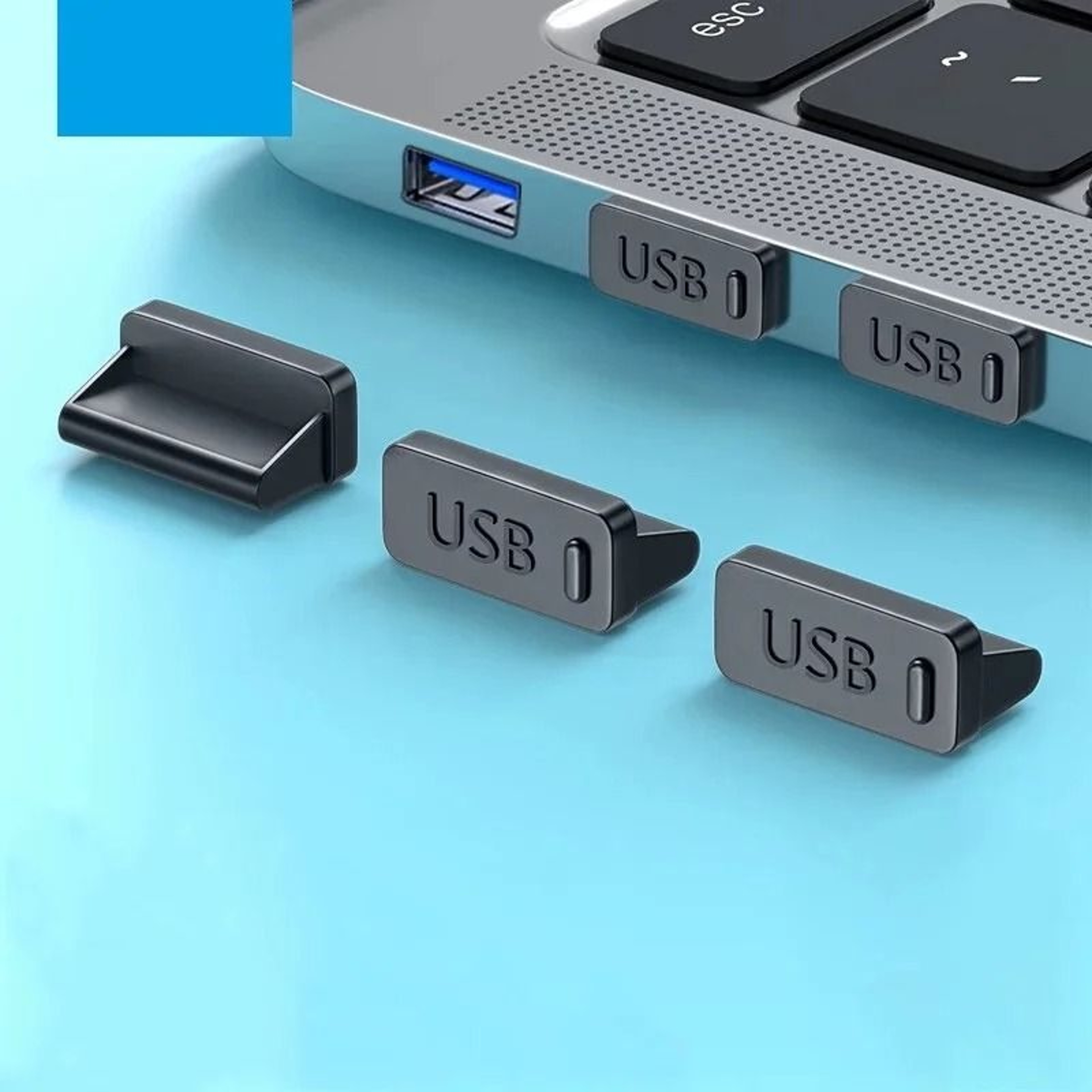 Universal Silicone Dust Plug Covers For USBA Ports 0