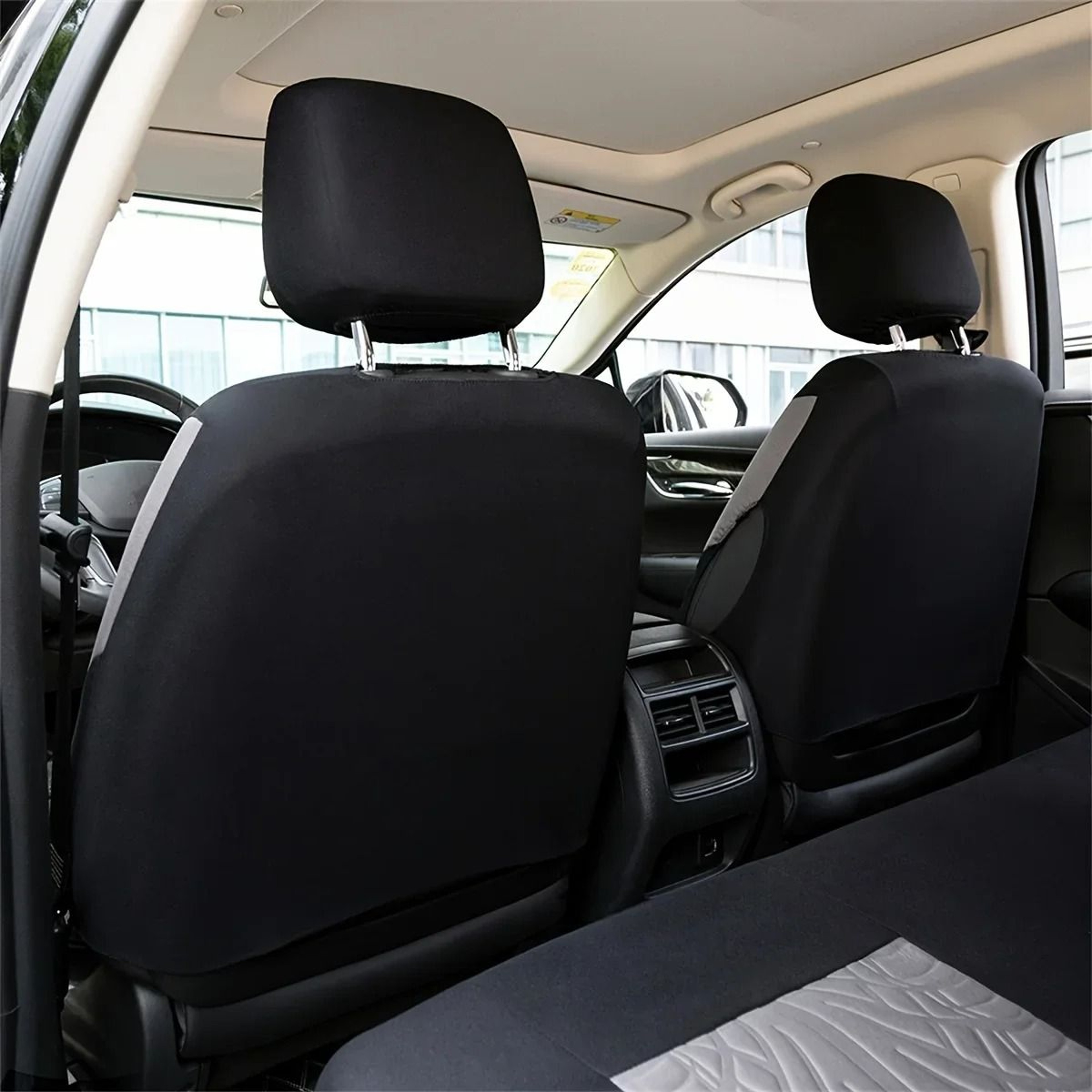 Universal Butterfly Embroidery Full Car Seat Cover Set 4