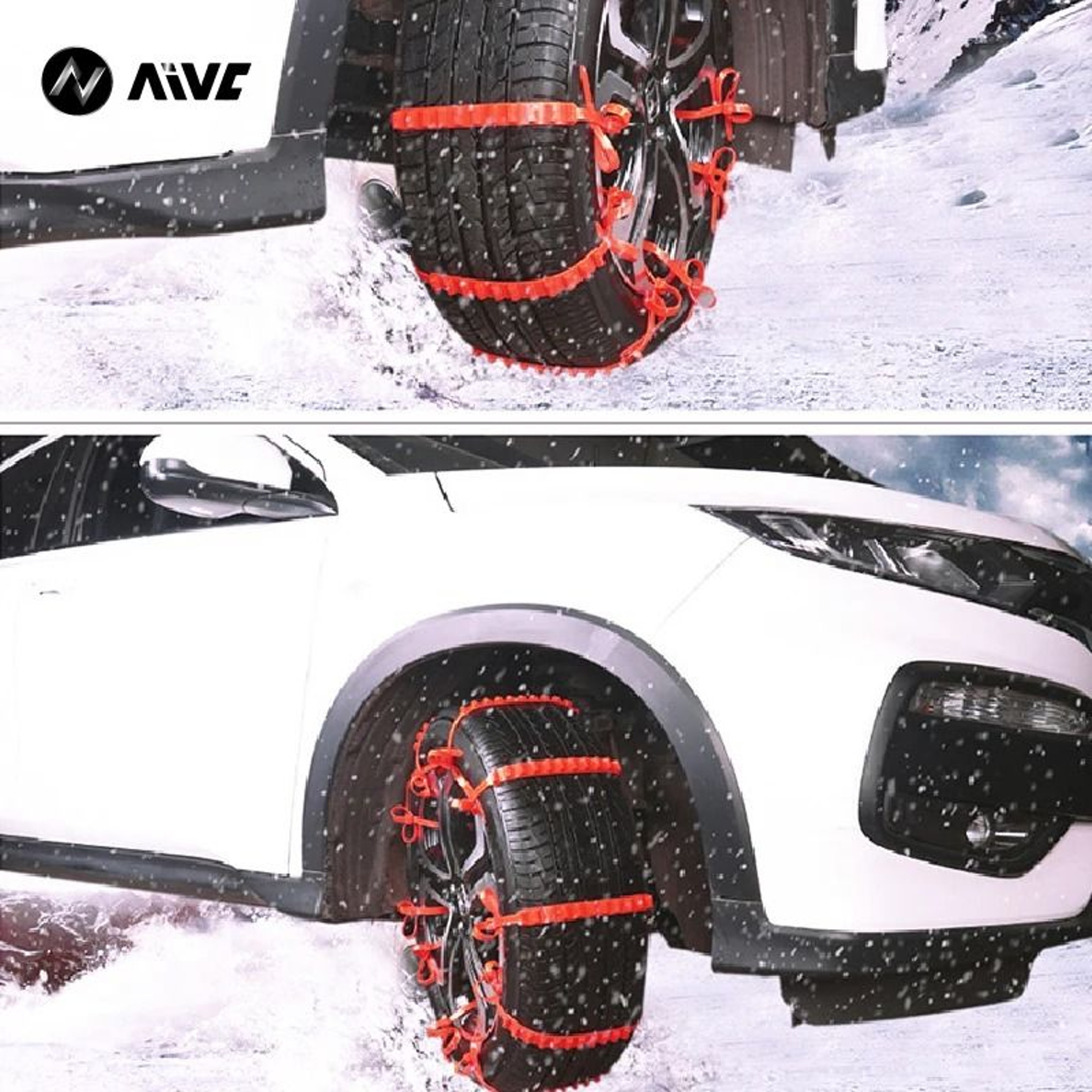 AntiSkid Snow Chains For Car And Motorcycle Wheels Universal Winter AntiSlip Emergency Traction Cha 2