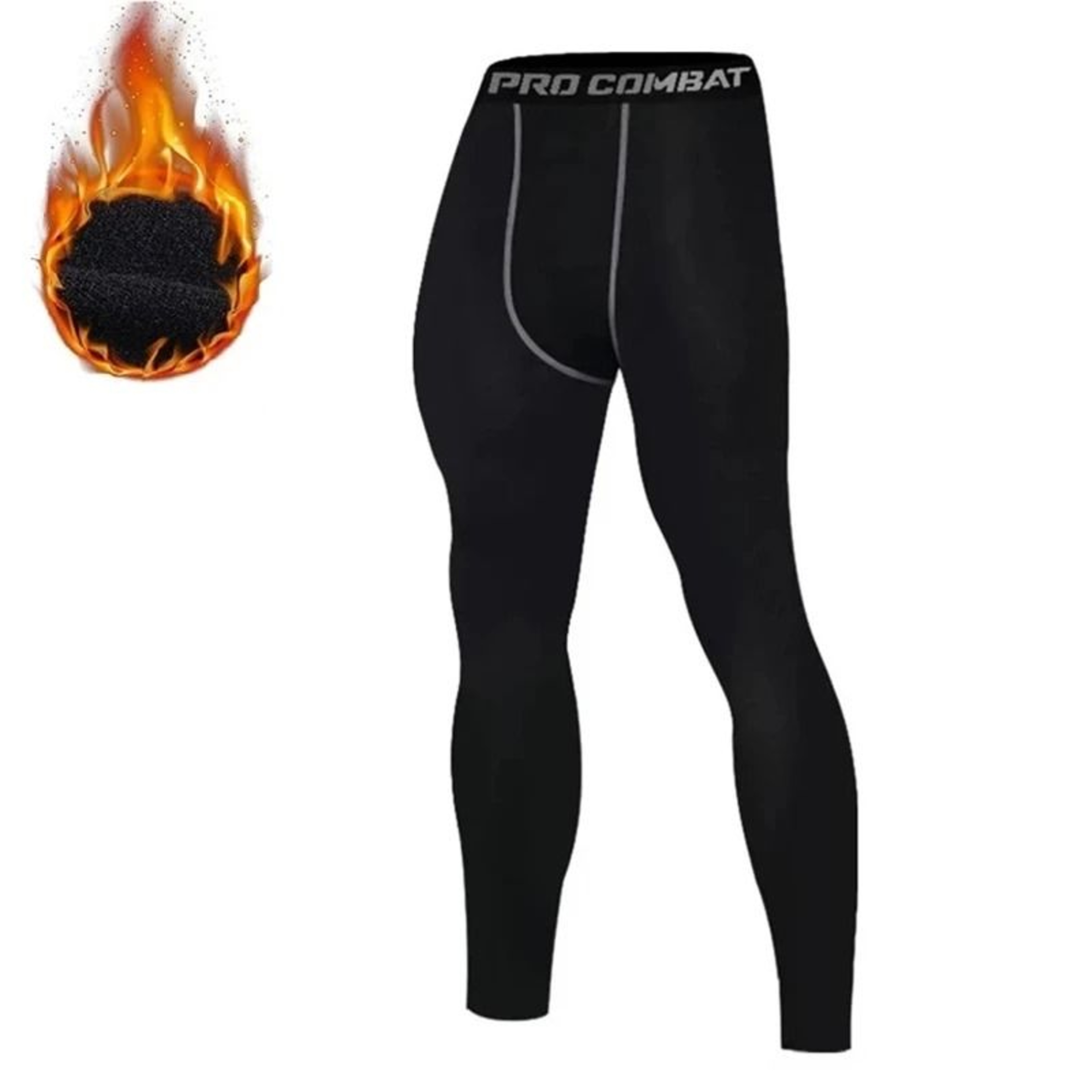 Men Thermal Compression Undershirt Winter Thin Fleece Base Layer For Sports Fitness And Daily Wear 8