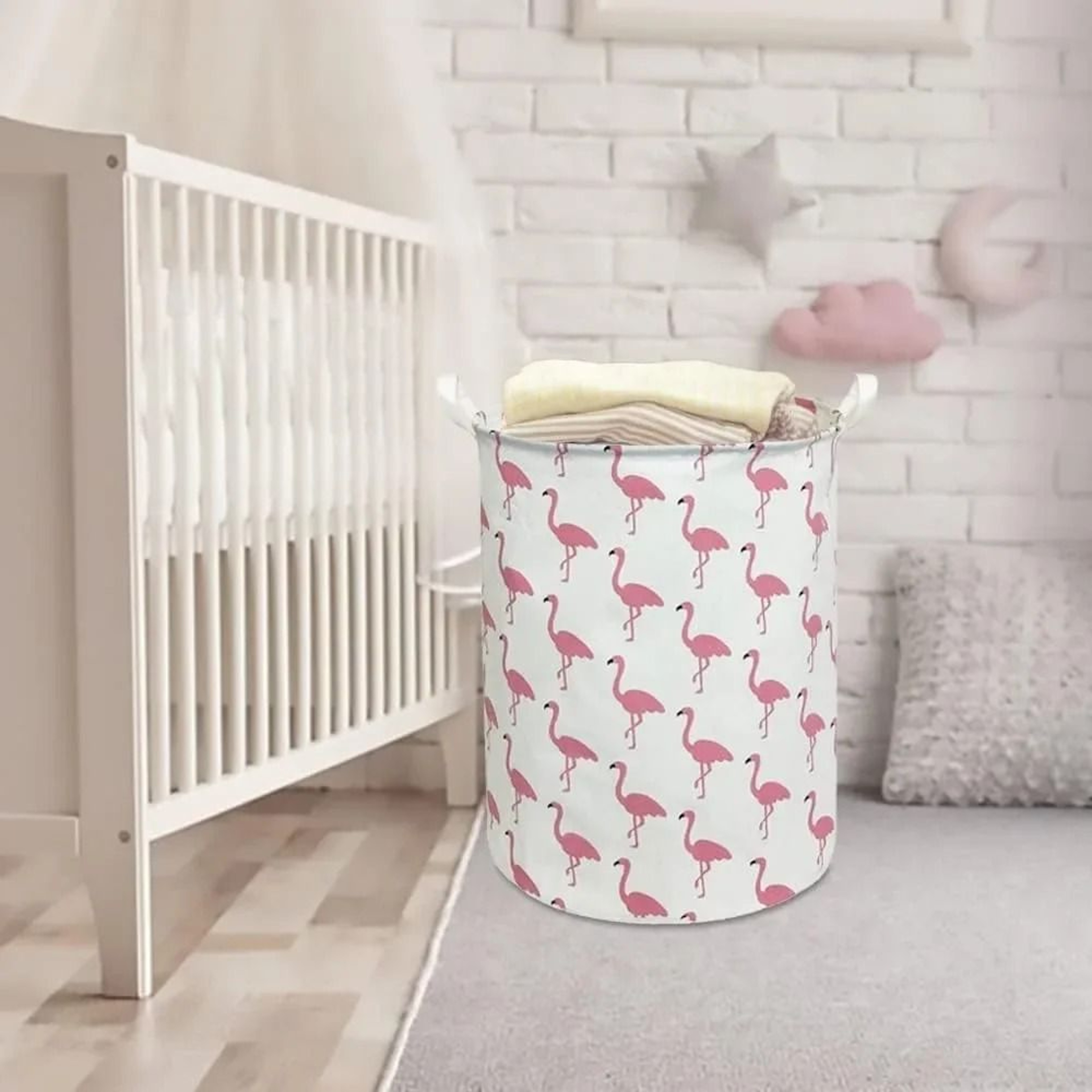 Portable Waterproof Laundry Basket For Clothes Toys And Storage 4