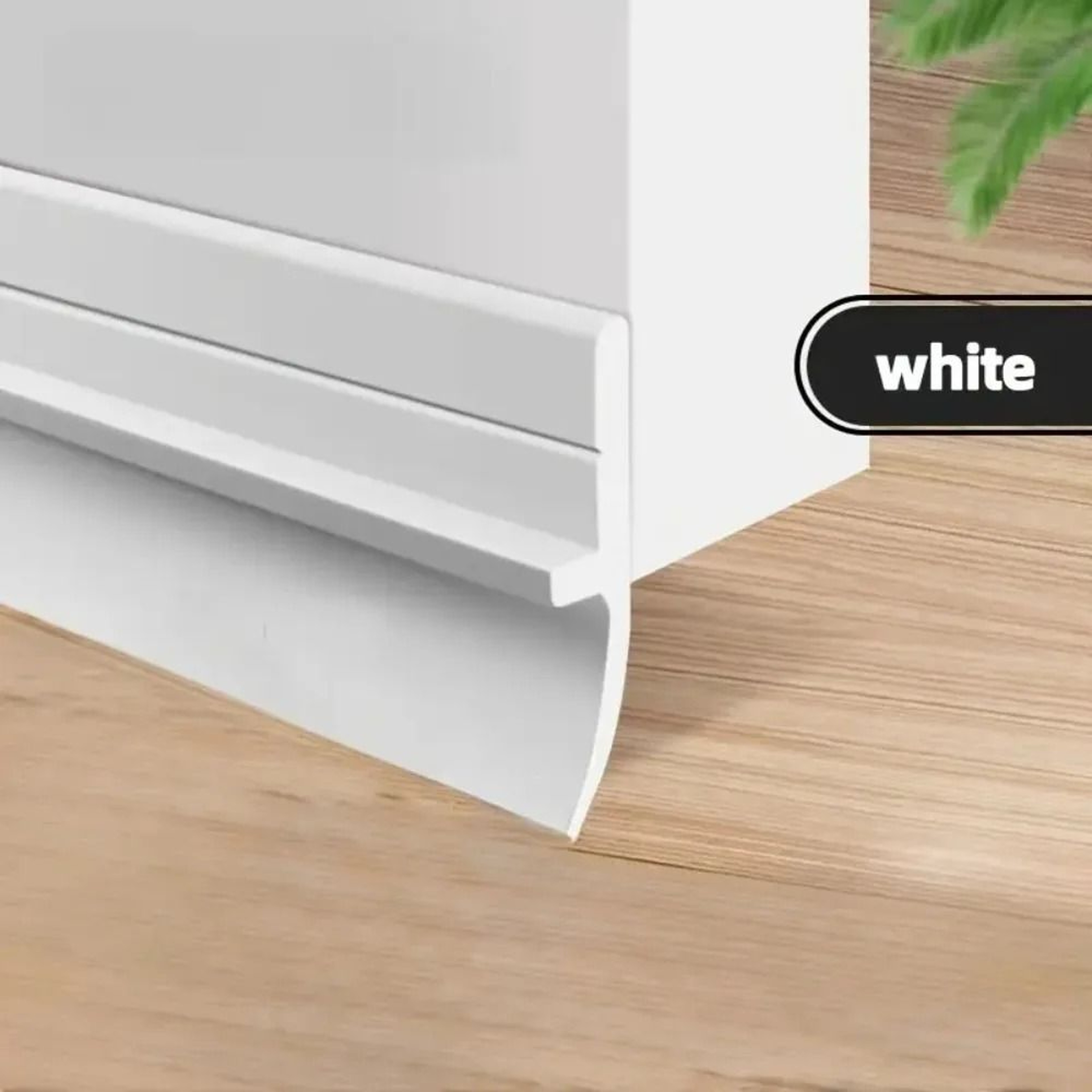 Self Adhesive PVC Door Bottom Seal Strip For Draft And Noise Blocking 6