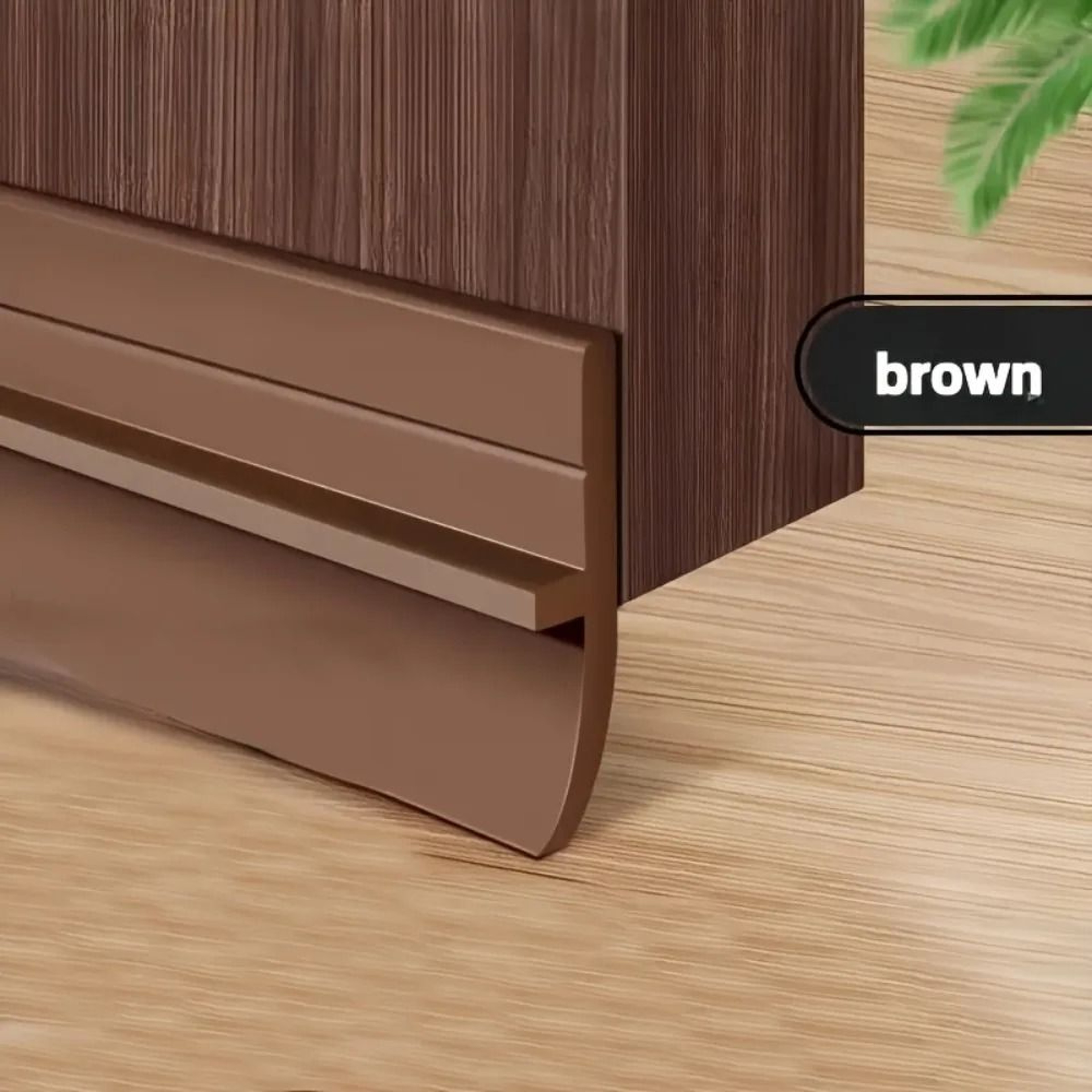 Self Adhesive PVC Door Bottom Seal Strip For Draft And Noise Blocking 7