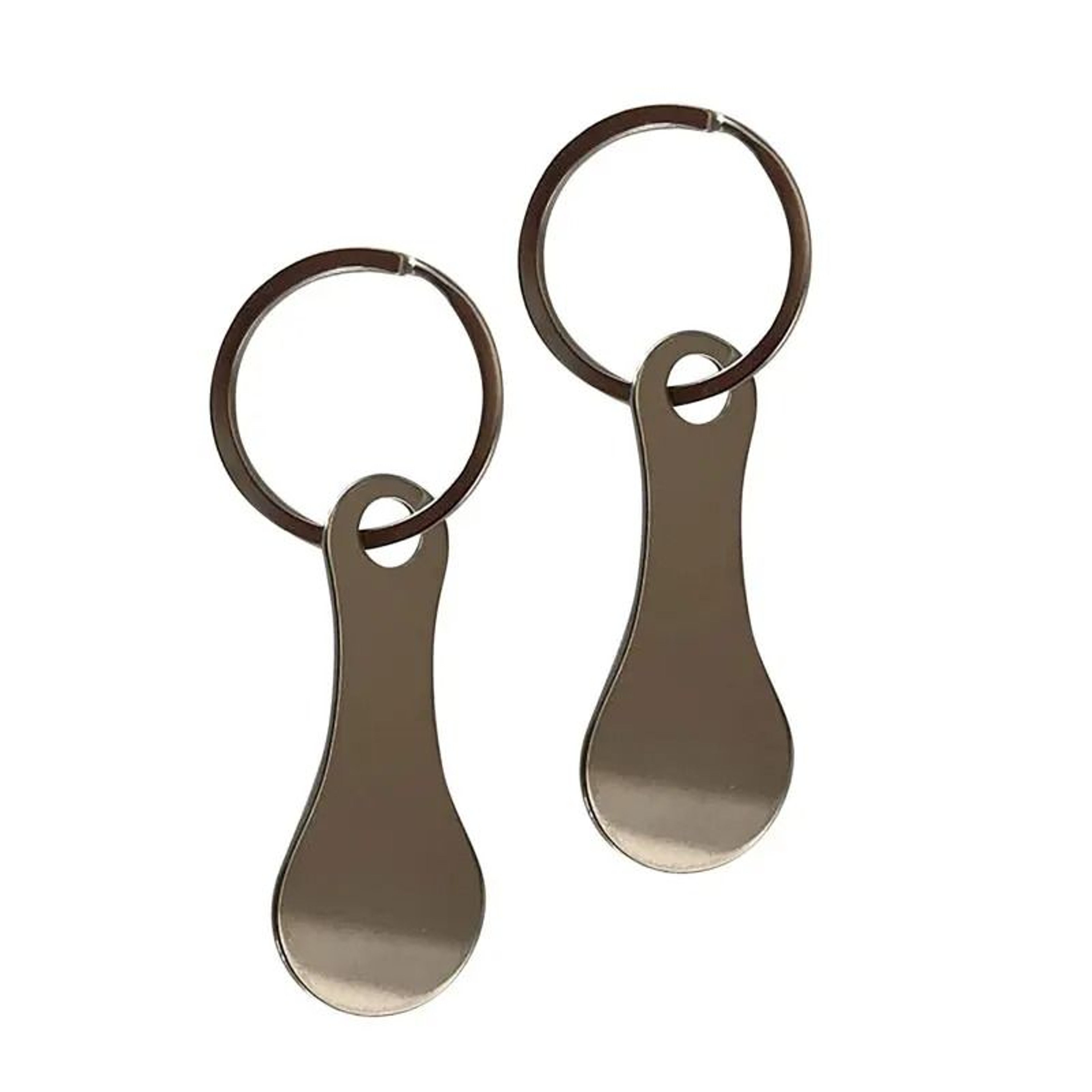 Metal Key Ring Keychain Hook With Shopping Cart Token 5