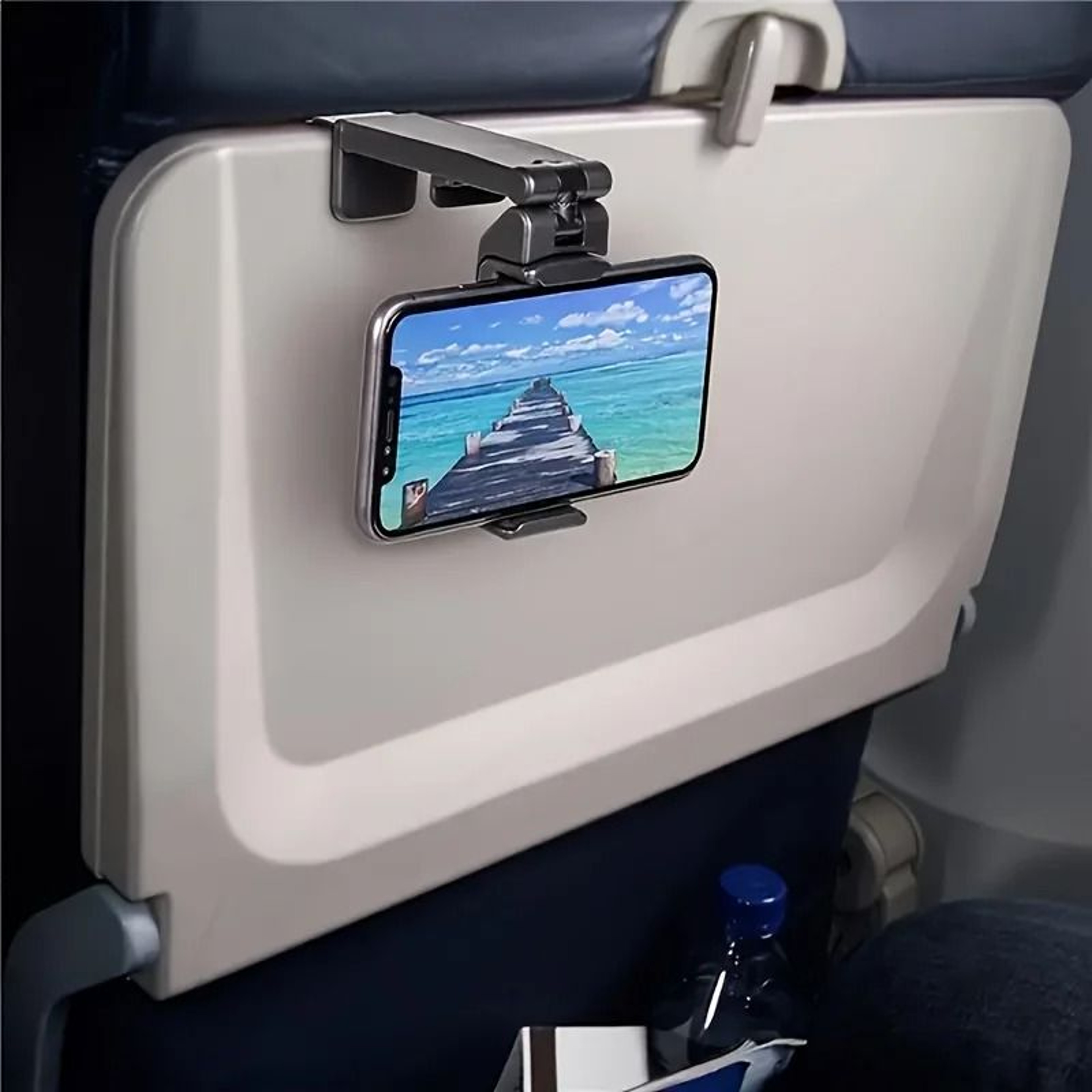 Portable Folding Phone Holder For Car Plane And Tabletop Hands Free Viewing 4
