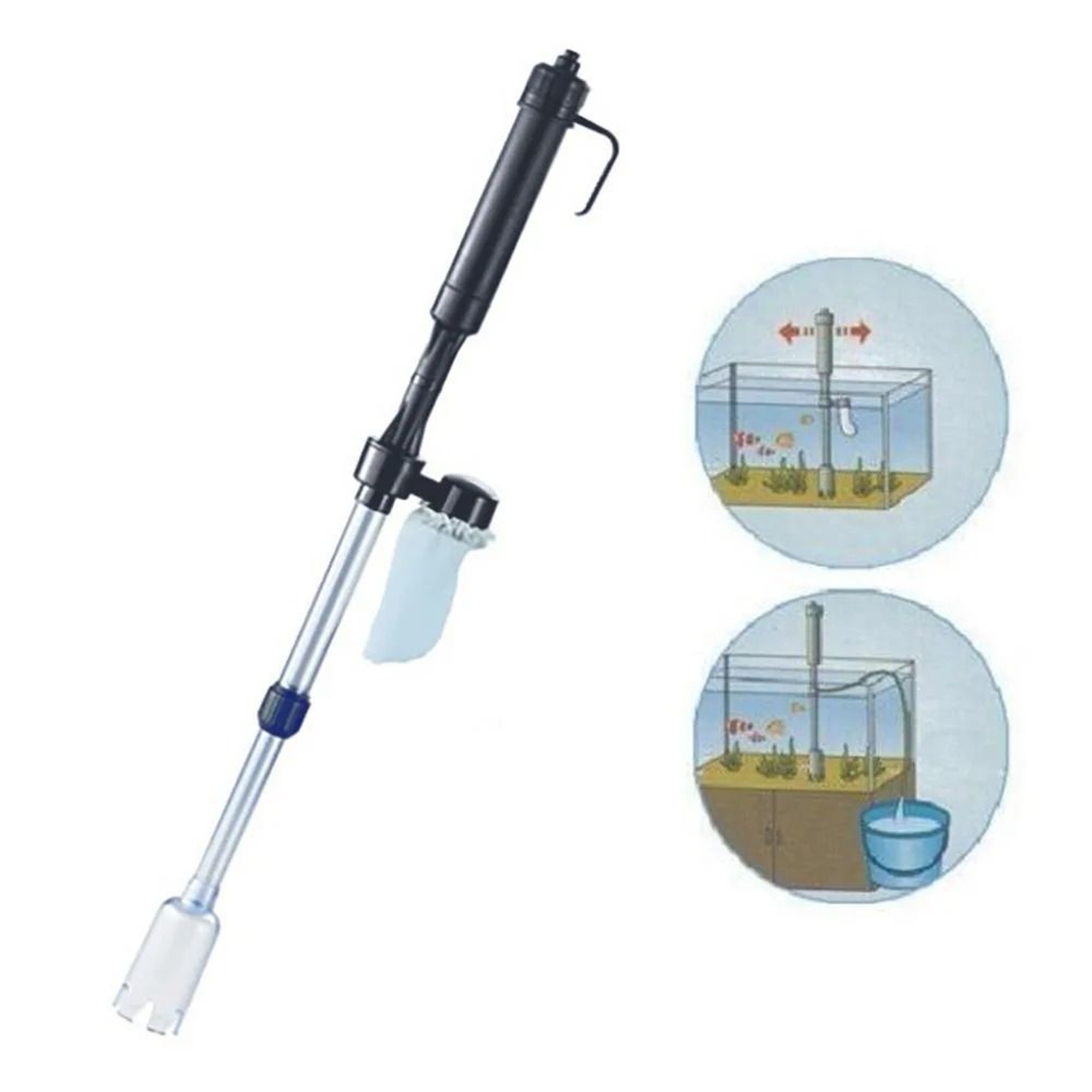 Aquarium Electric Gravel Cleaner Water Changer Vacuum Pump 5