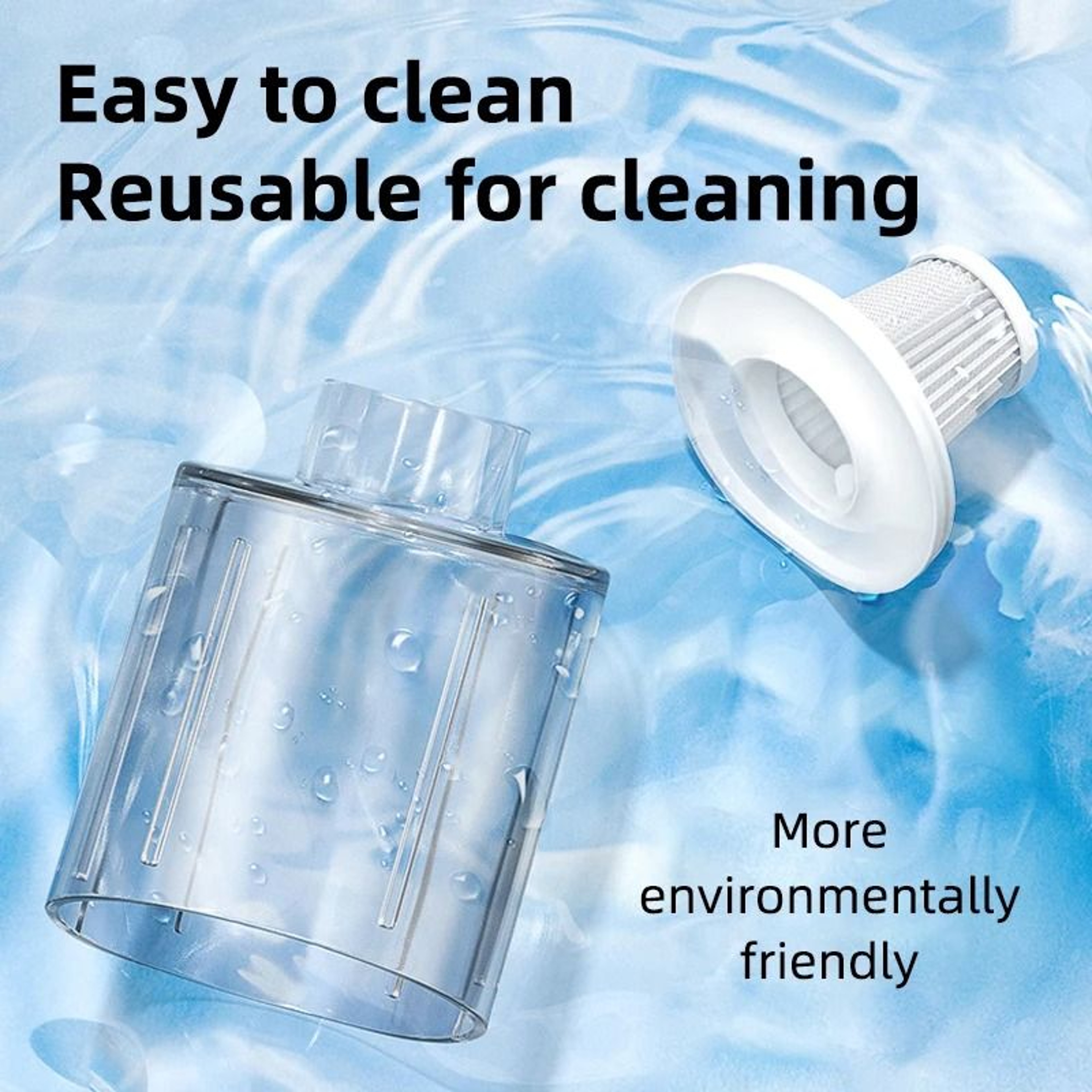 Wireless Handheld Car Vacuum Cleaner Wet Dry Dual Use 4