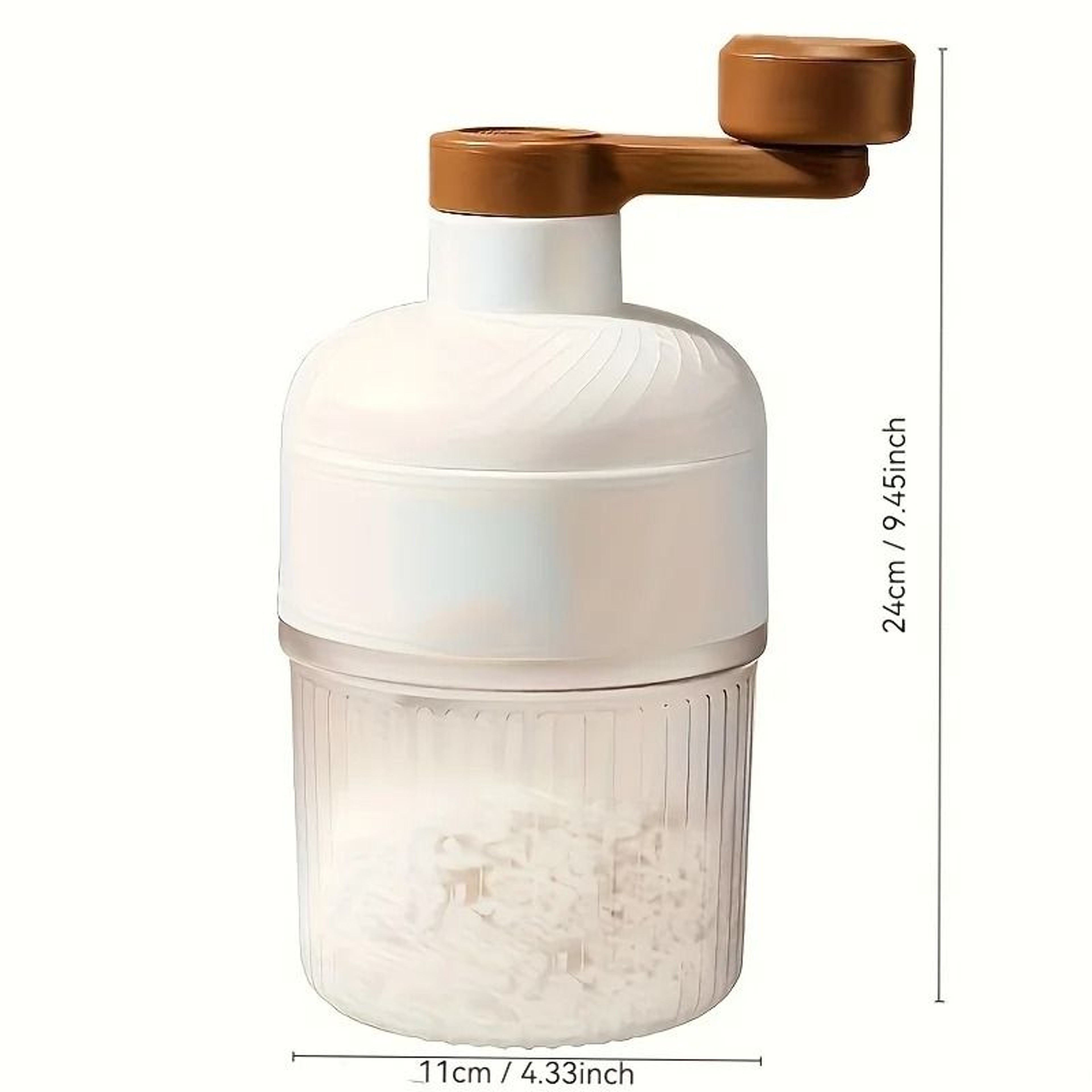 Manual Ice Crusher And Smoothie Maker Hand Operated Kitchen Tool 5