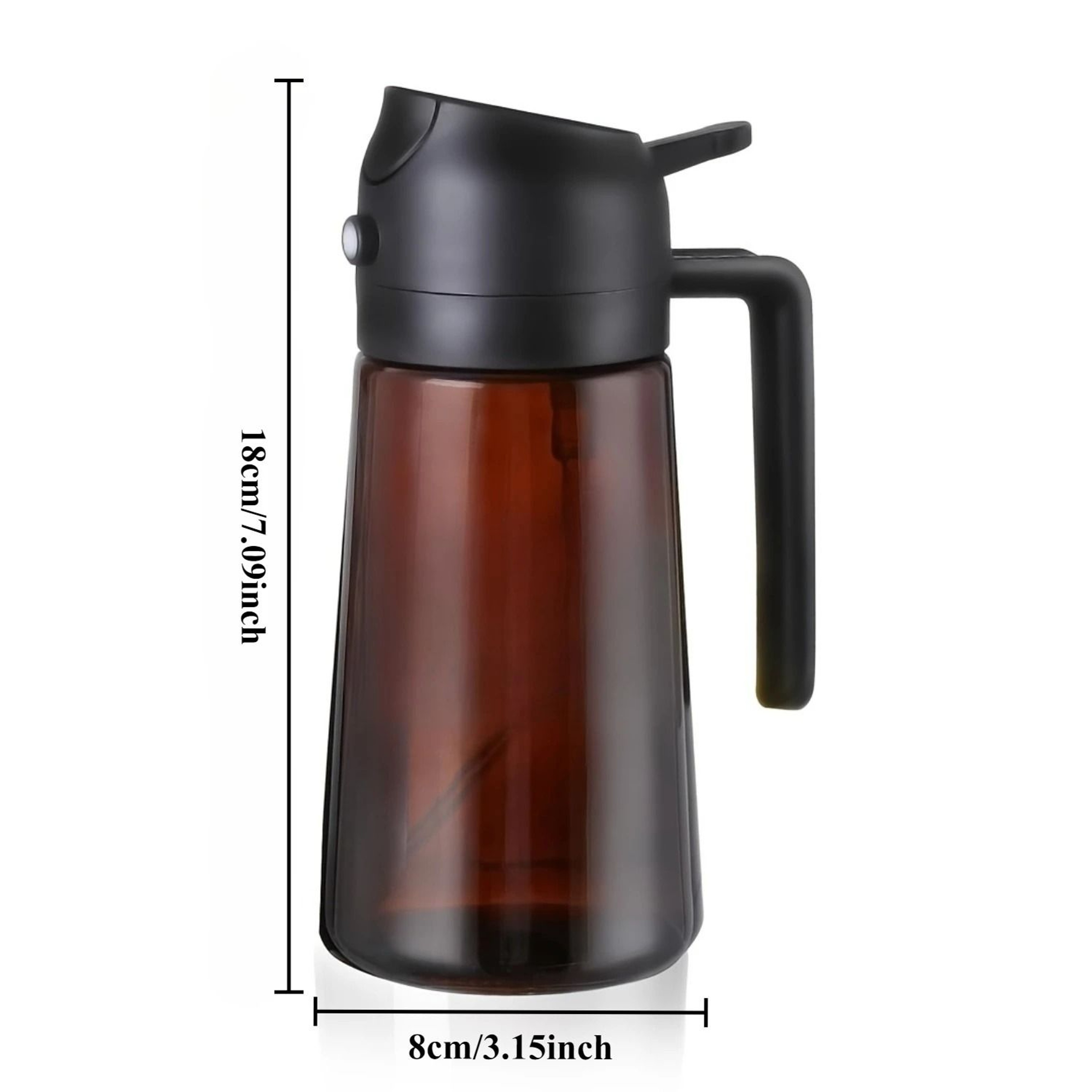 Glass Oil Sprayer And Dispenser Bottle For Cooking And Seasoning 6
