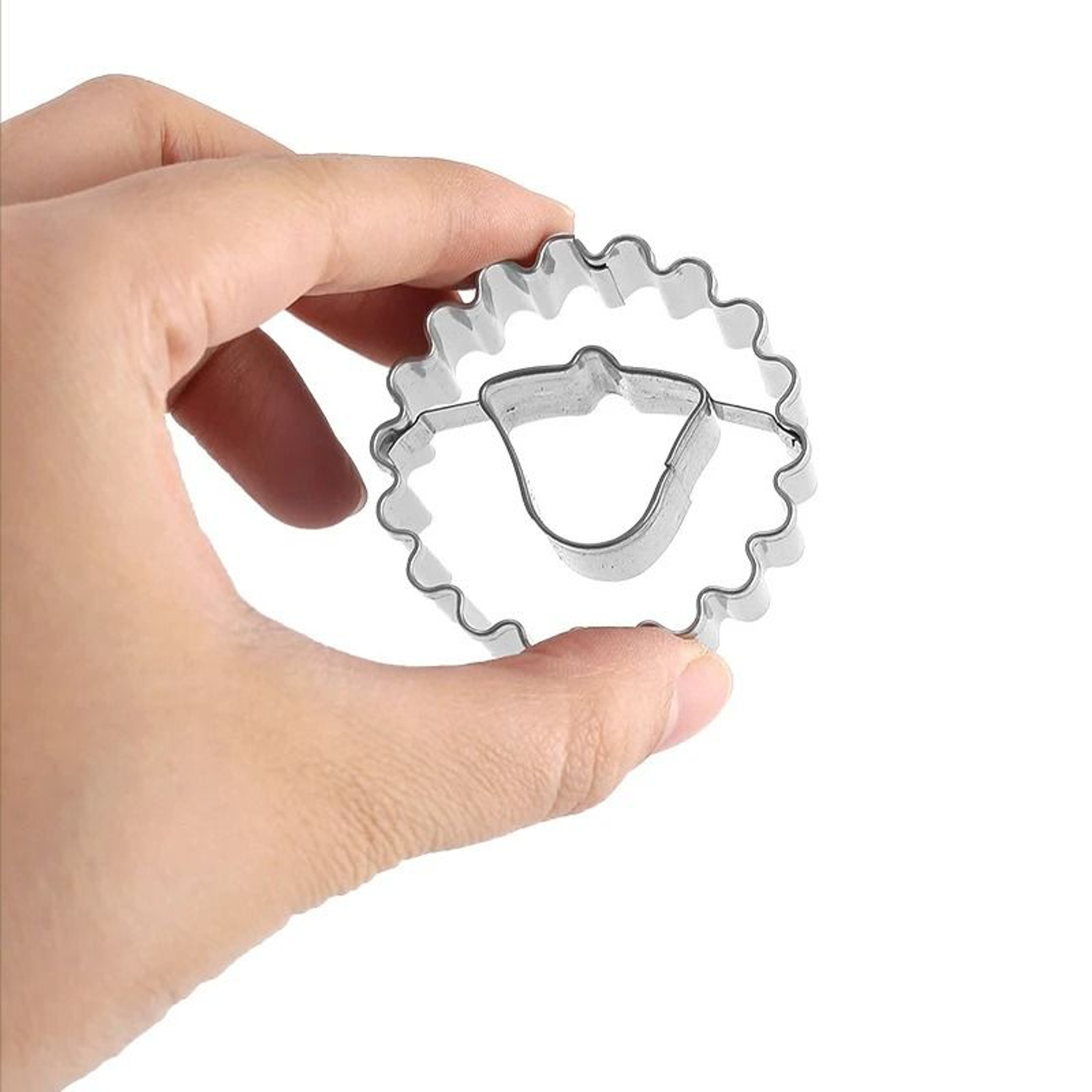 Metal Mini Christmas Cookie Cutter Set For Baking And Decorating 4