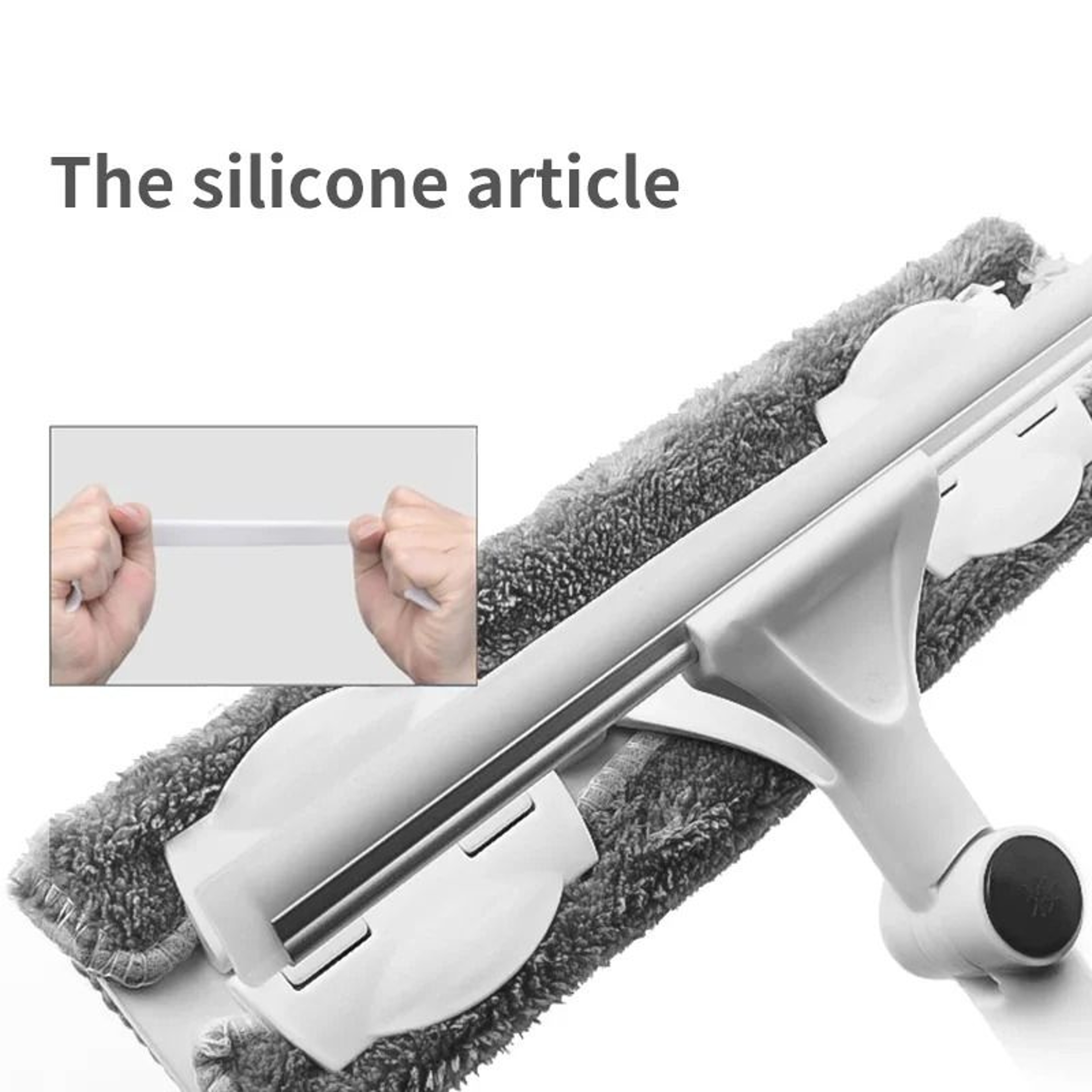 Telescopic Window Cleaning Mop And Wiper Tool Long Handle Glass Washer 3