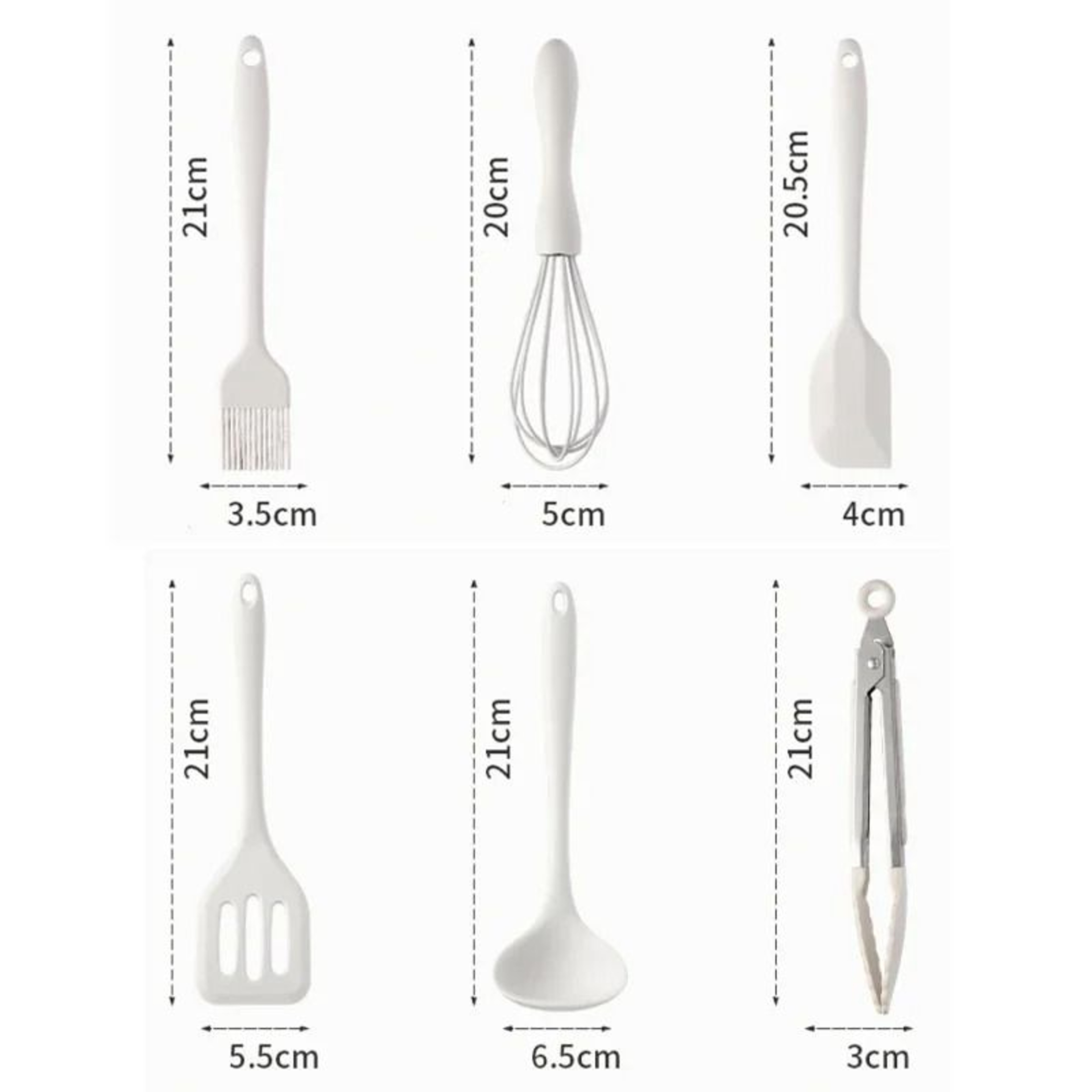 Silicone Kitchen Utensil Set Non Stick Cooking And Baking Tools 5