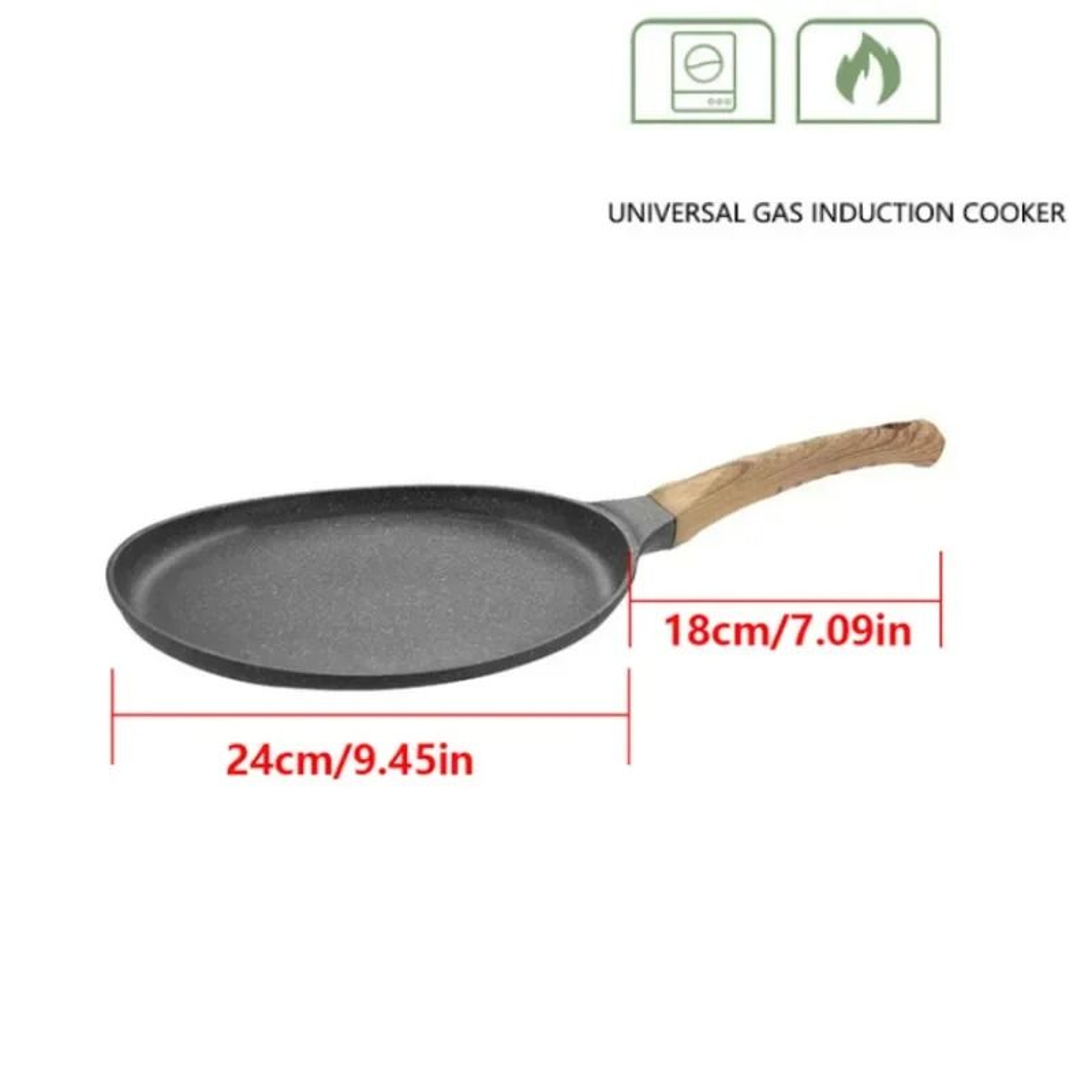 Maifan Stone Non Stick Frying Pan For Steak Pancake And Omelette Cooking 8