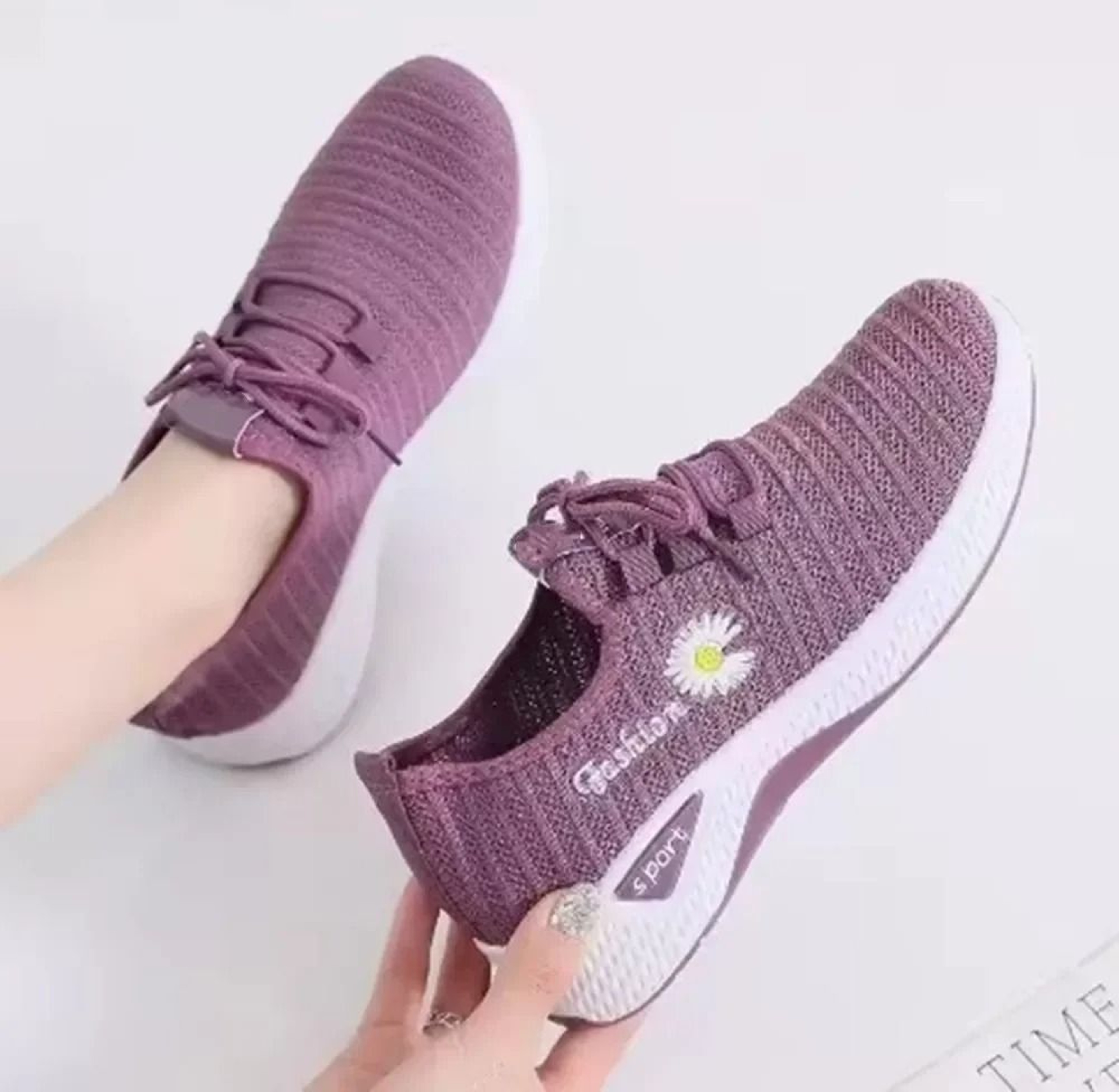Women Breathable Mesh Running Sneakers Lightweight Casual Shoes 6
