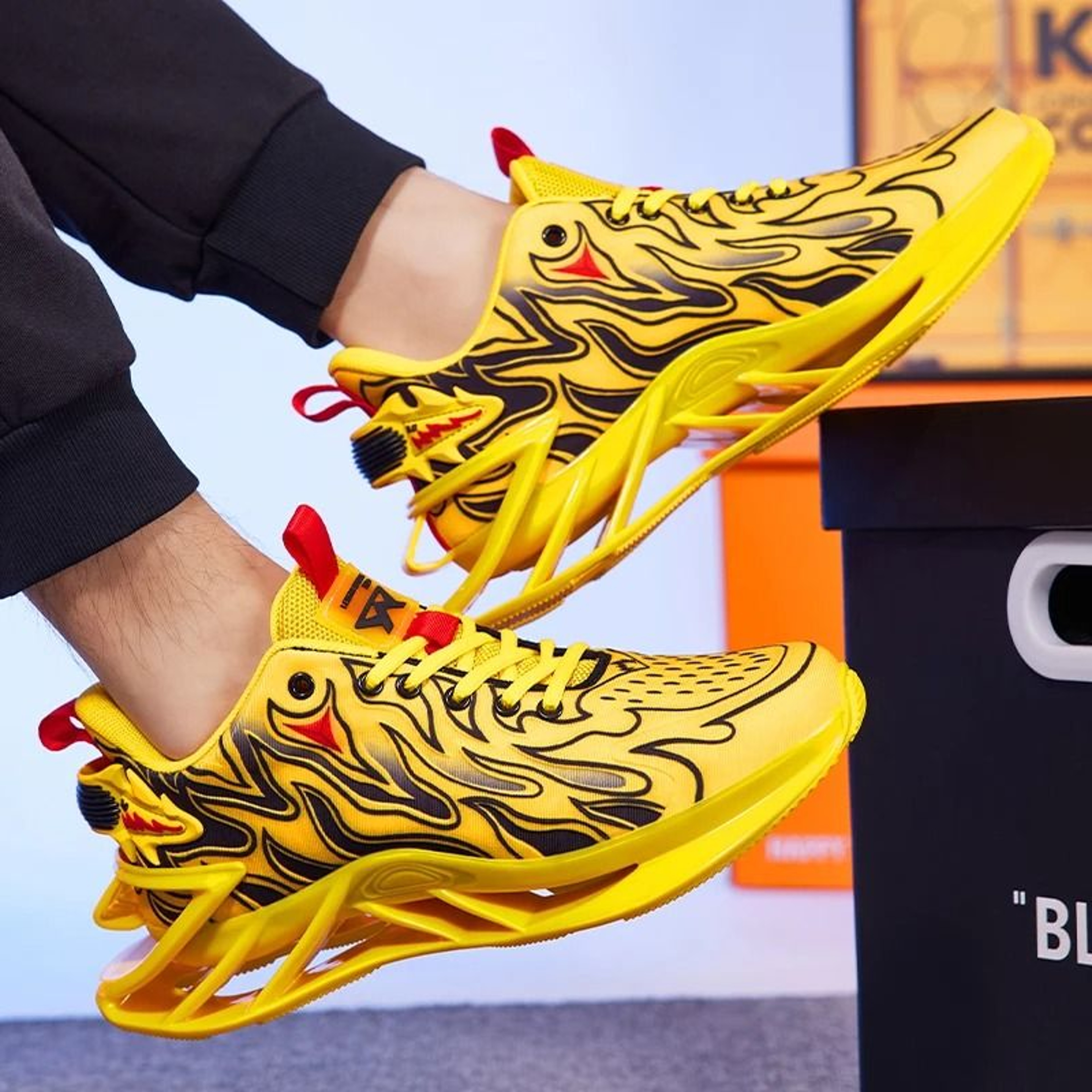 Men Breathable Luxury Sneakers Casual Running Shoes 5