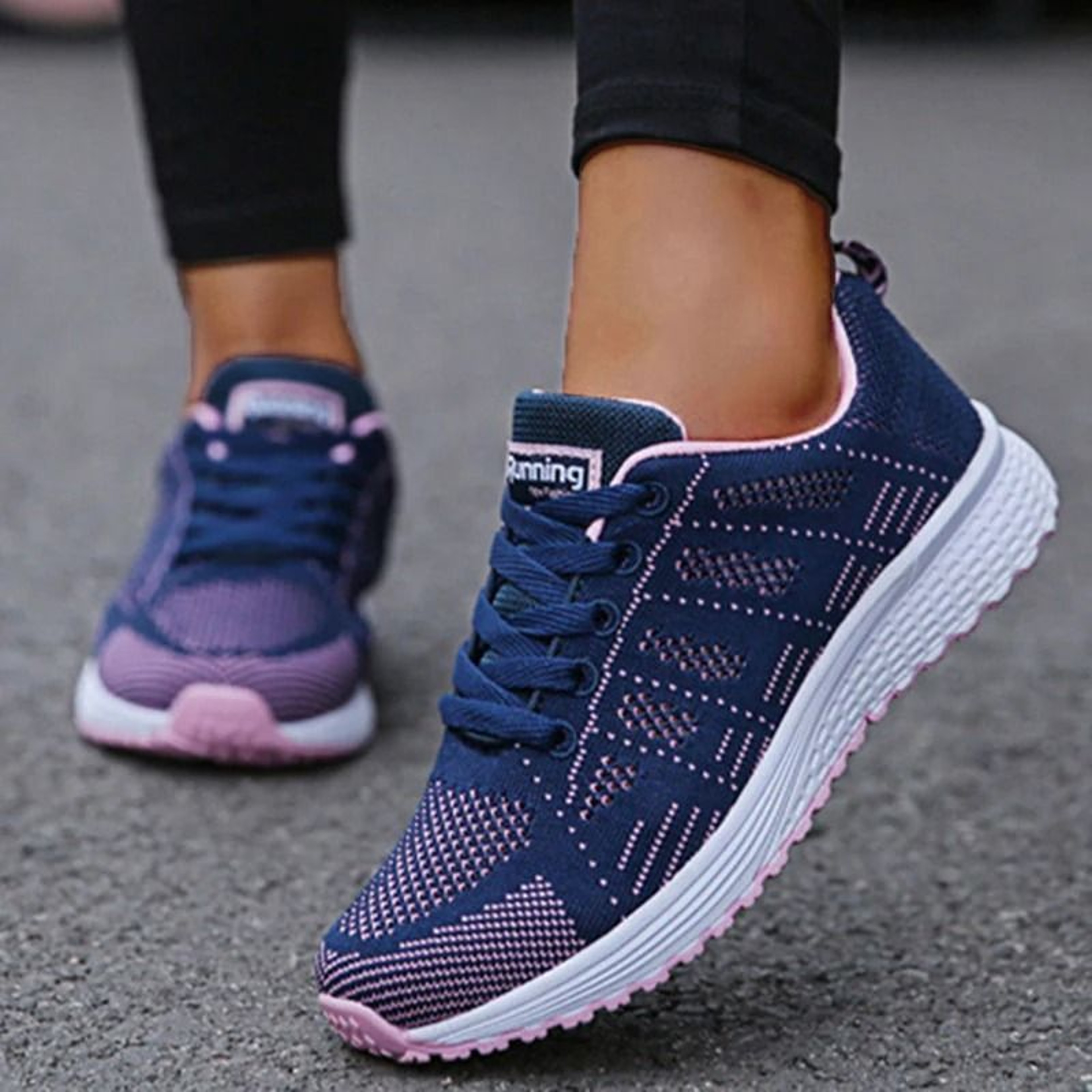 Women Platform Lace Up Casual Sneakers For Everyday Wear 0