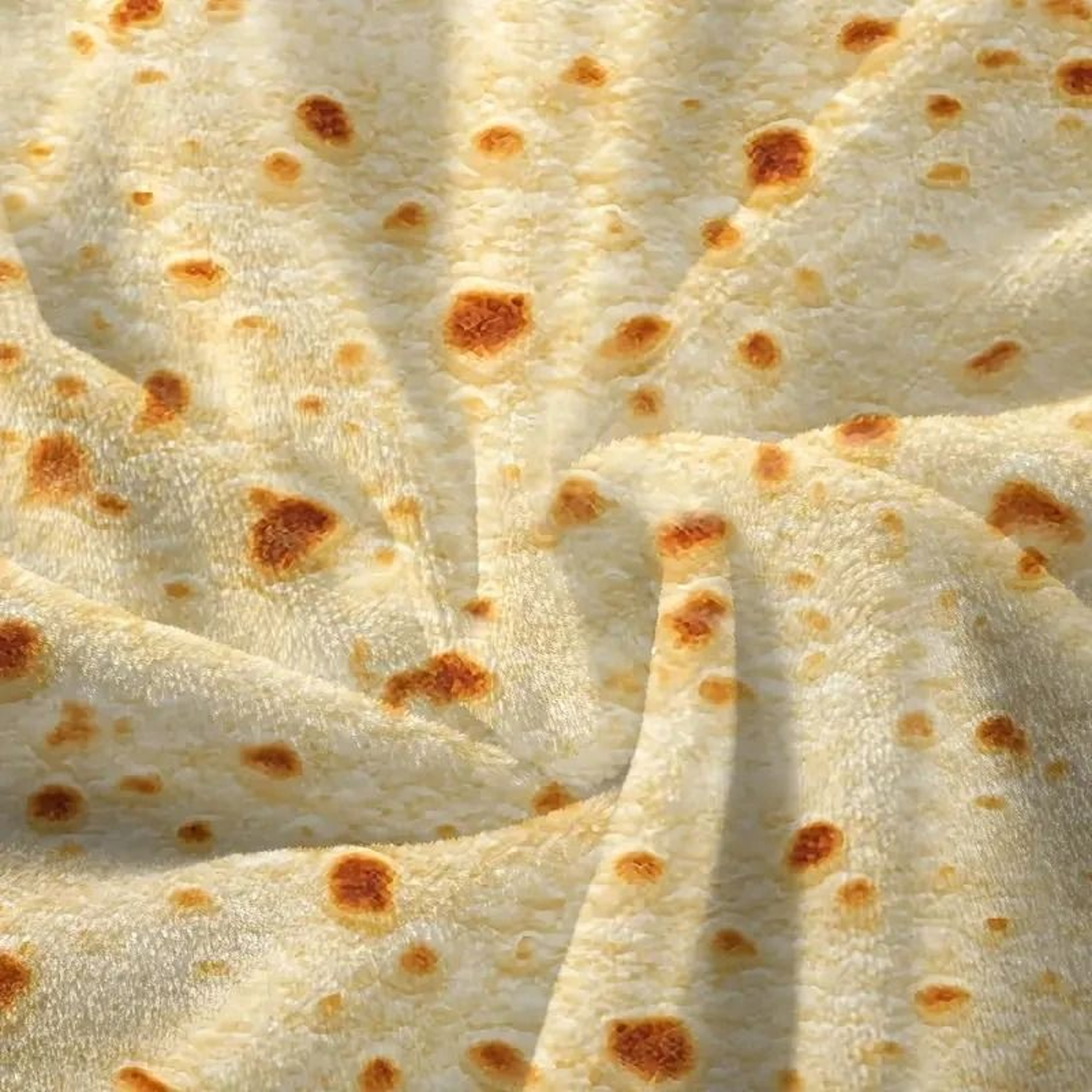 Soft Warm Mexican Tortilla Print Flannel Blanket For Couch Sofa Bed Camping 4