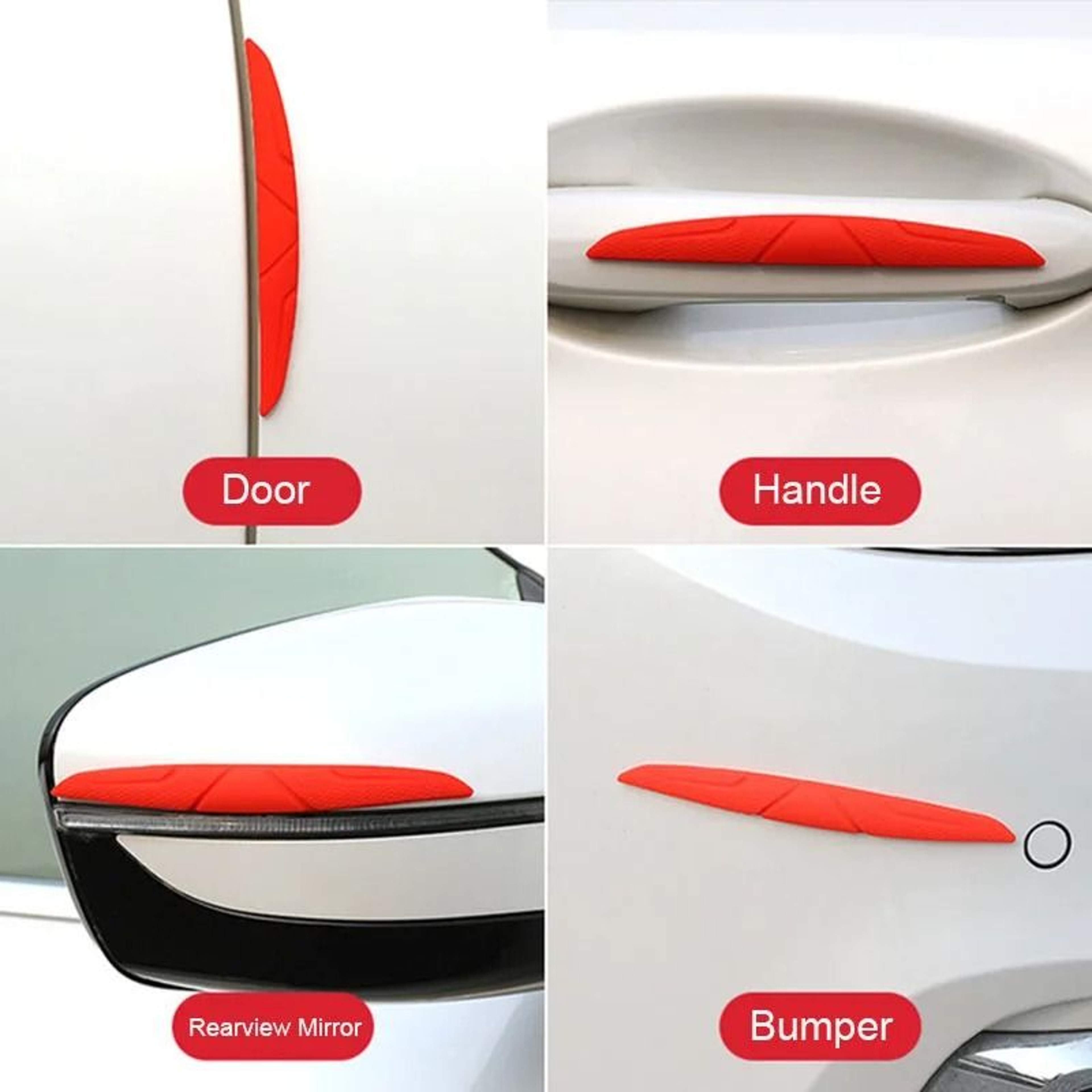 Car Door Edge Anti Collision Protection Strip Silicone Guards 4