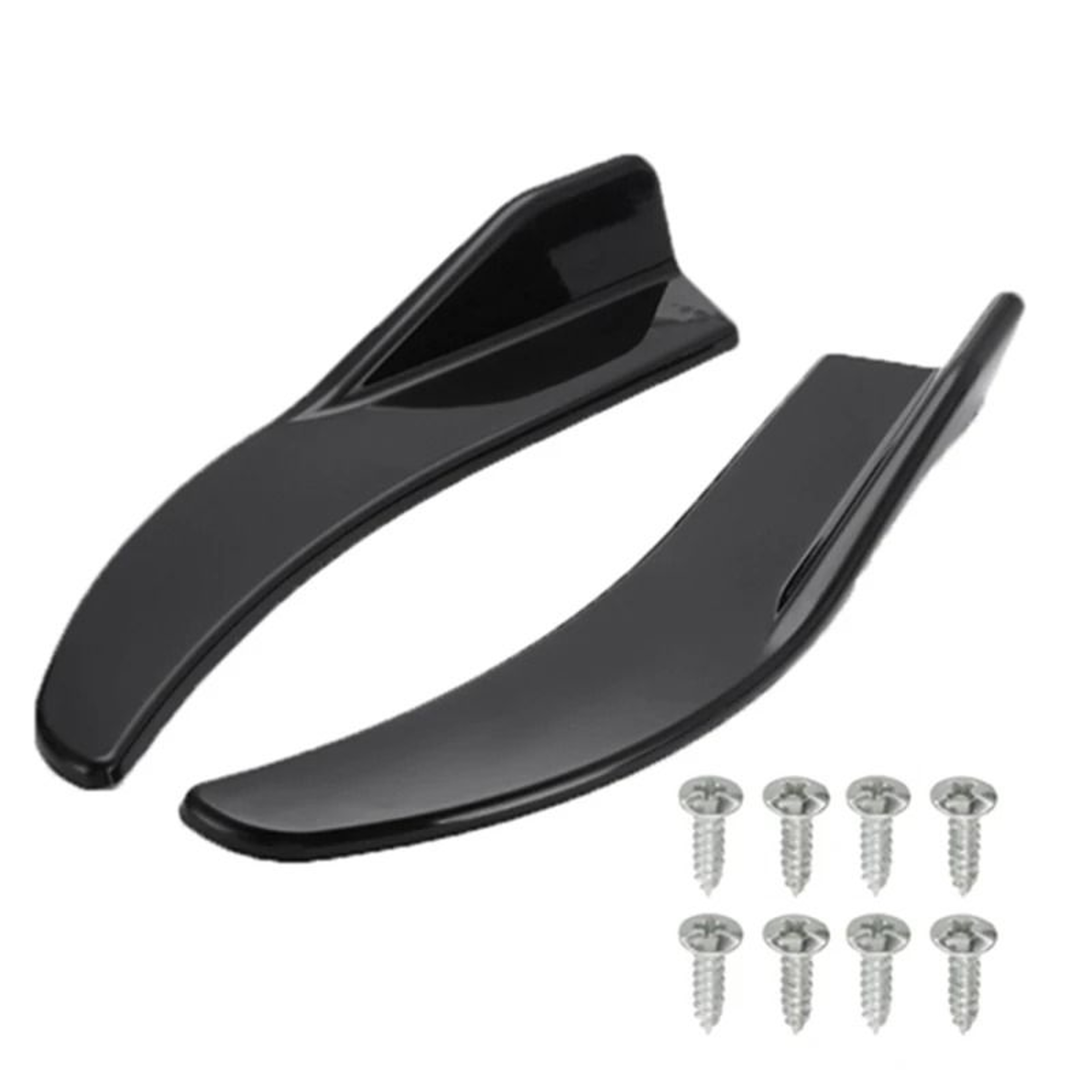 Universal Car Bumper Spoiler Lip Anti Collision Side Skirt Pair 3