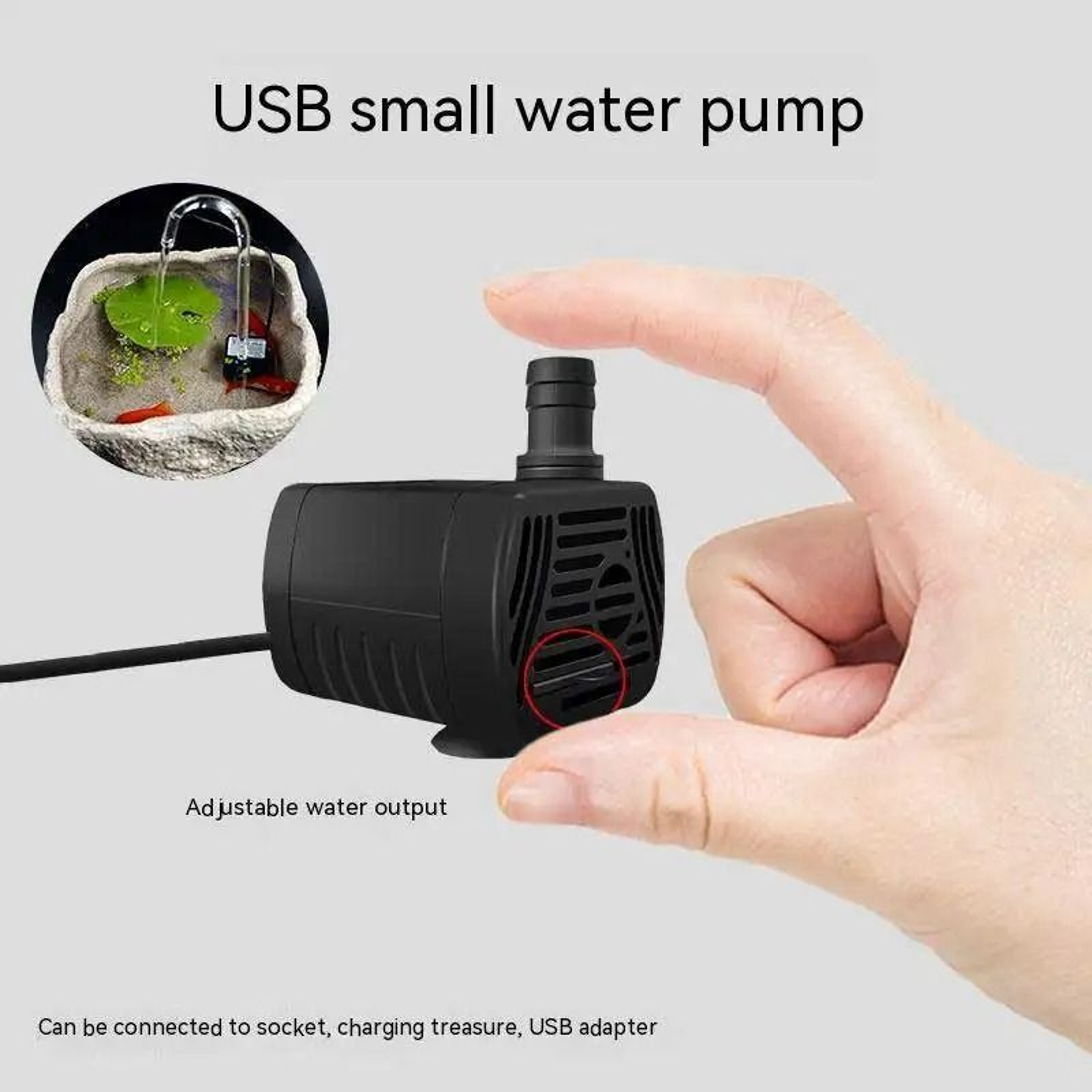 USB Pet Water Fountain Replacement Pump Ultra Quiet 5V 5