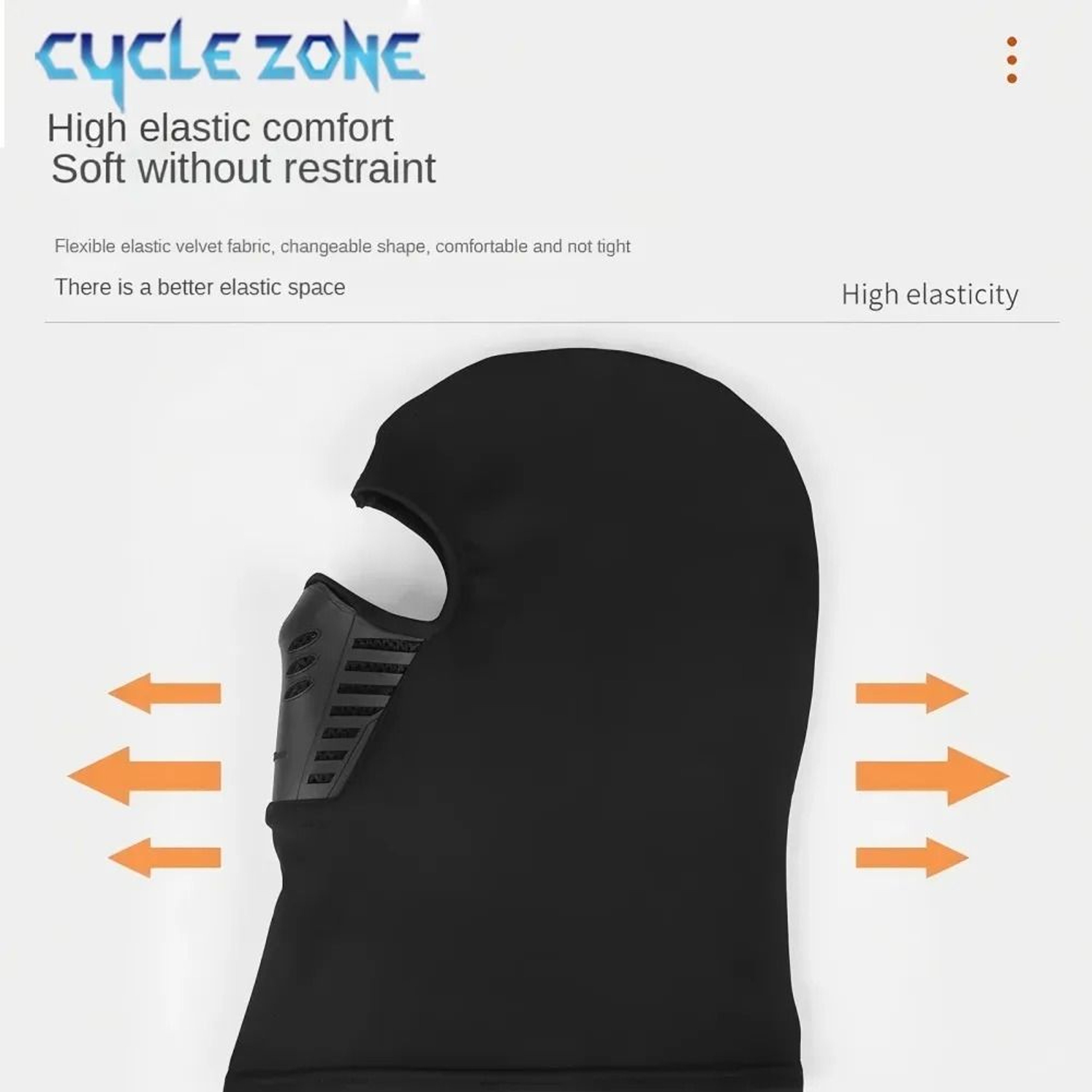 Winter Full Face Cycling Balaclava Windproof Motorcycle Mask 3
