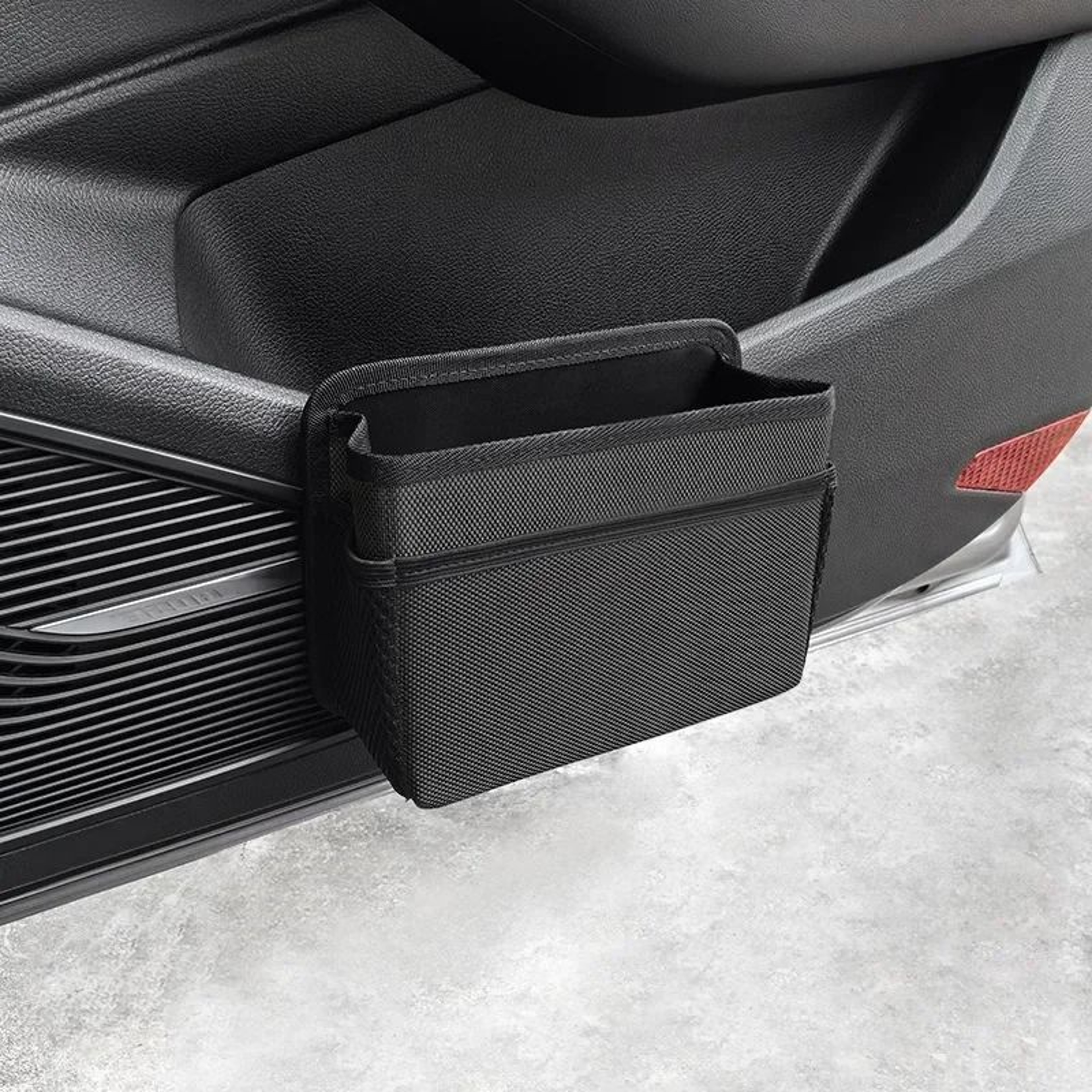 Car Seat Back Hanging Storage Bag With Compact Side Organizer 0