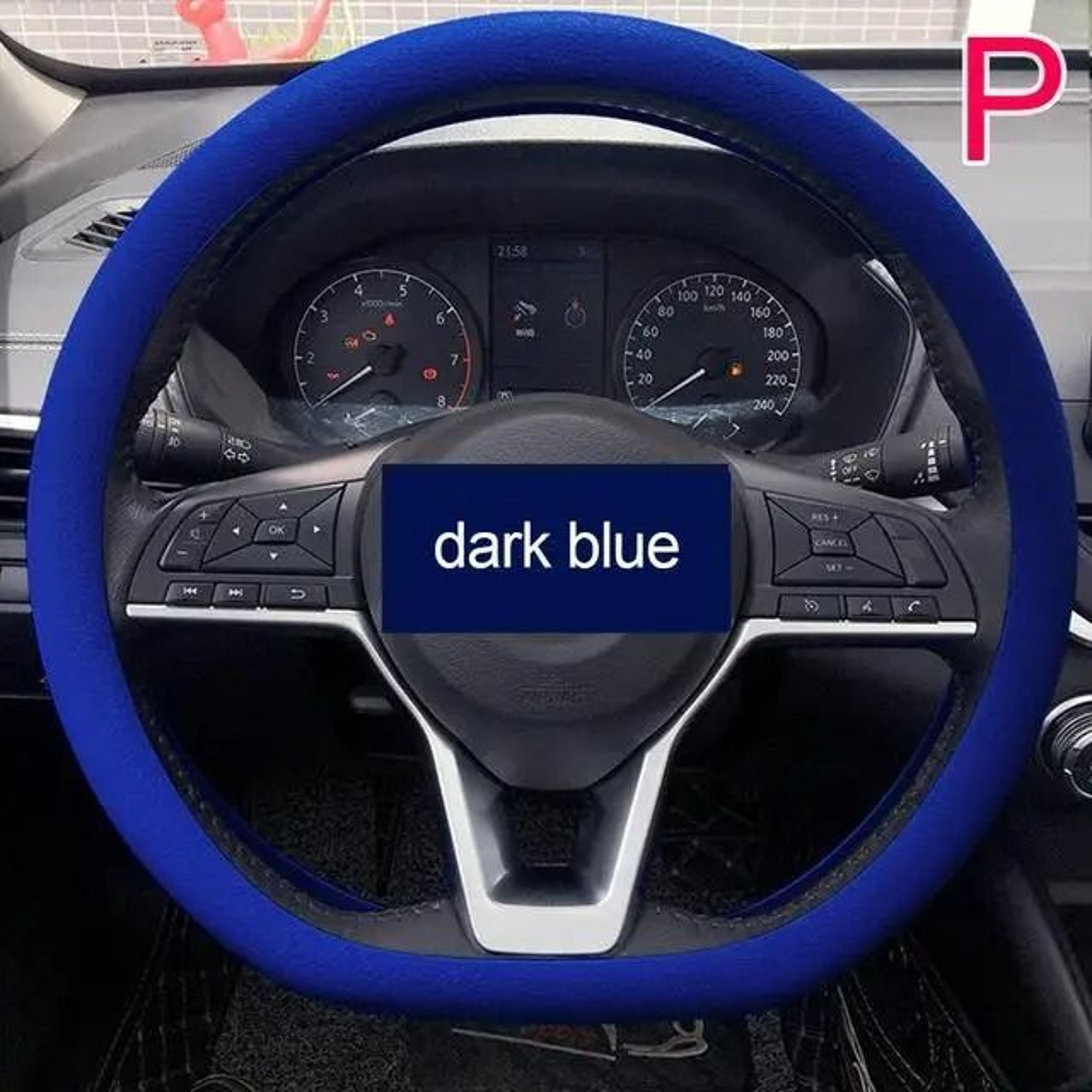 Universal Silicone Steering Wheel Cover With Soft Grip Texture 21